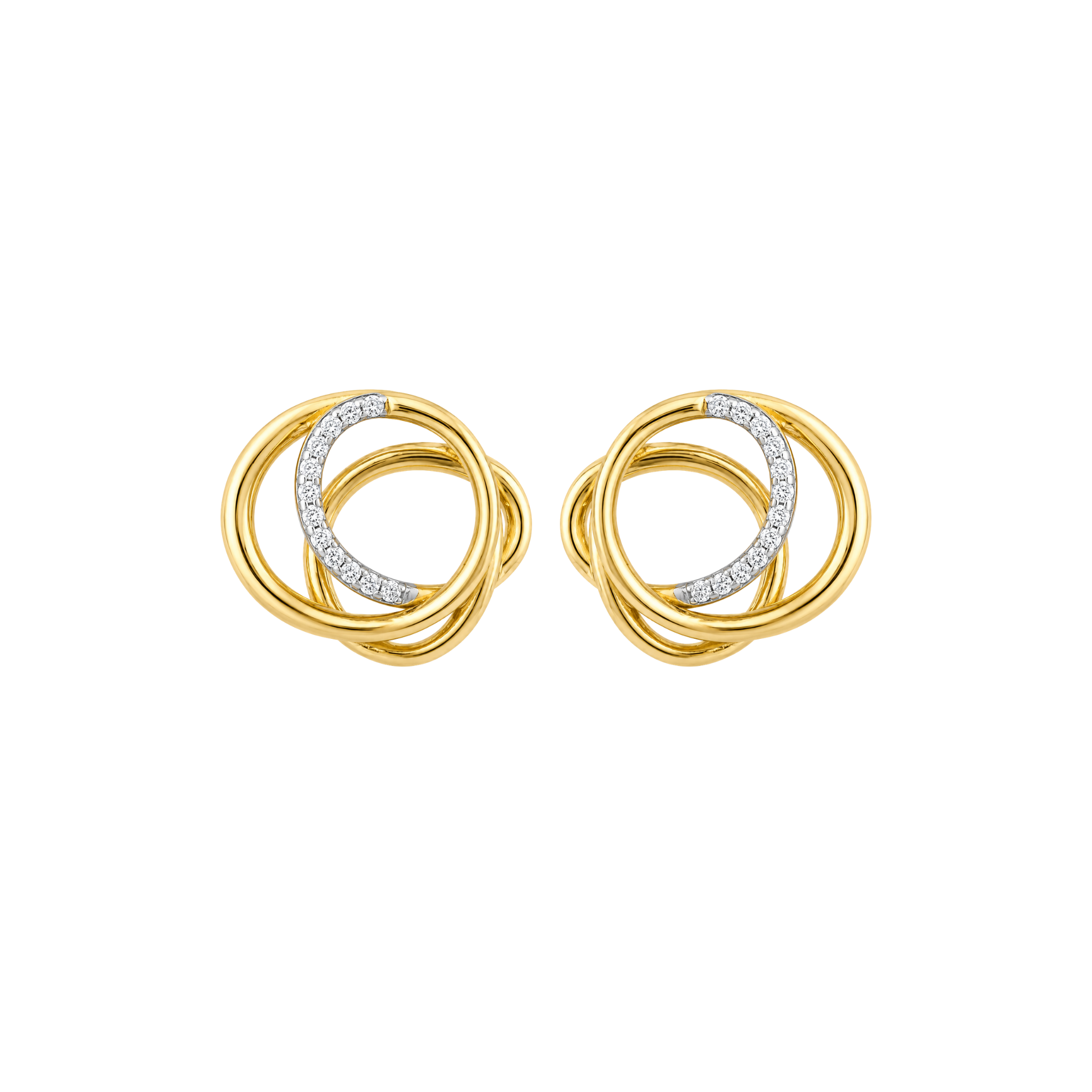 Entwined Circle Studs