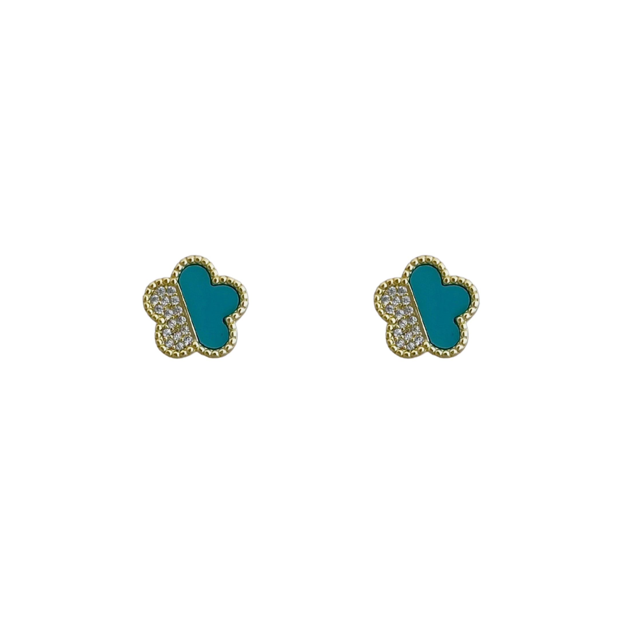 Gem/Pave Daisy Stud