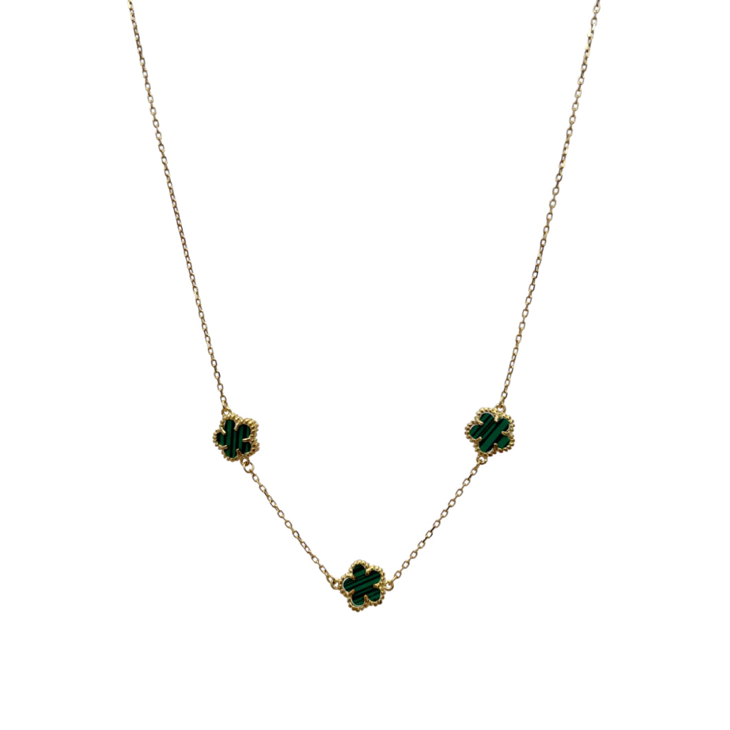 Multi Mini Flower Necklace