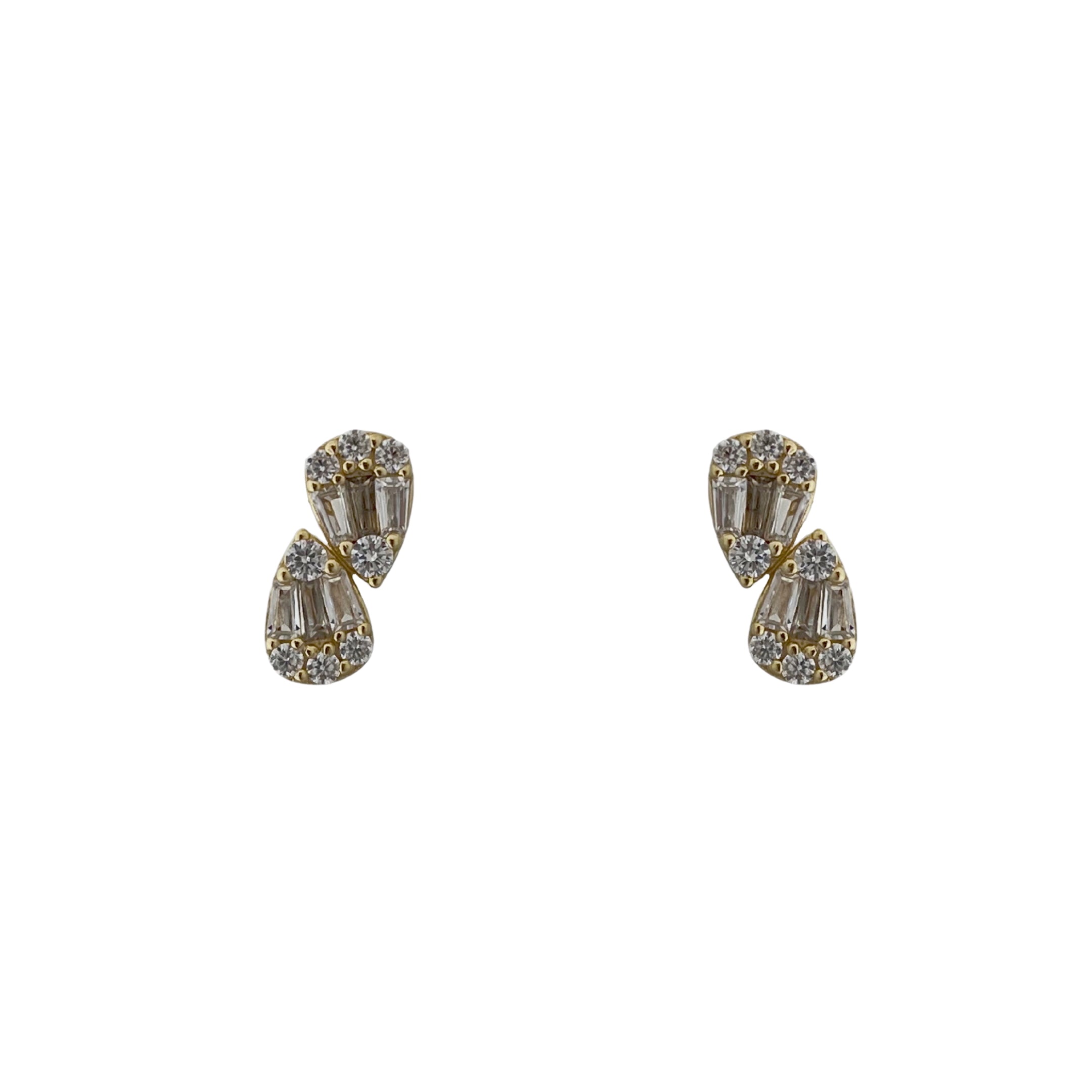 Double Tear Stud