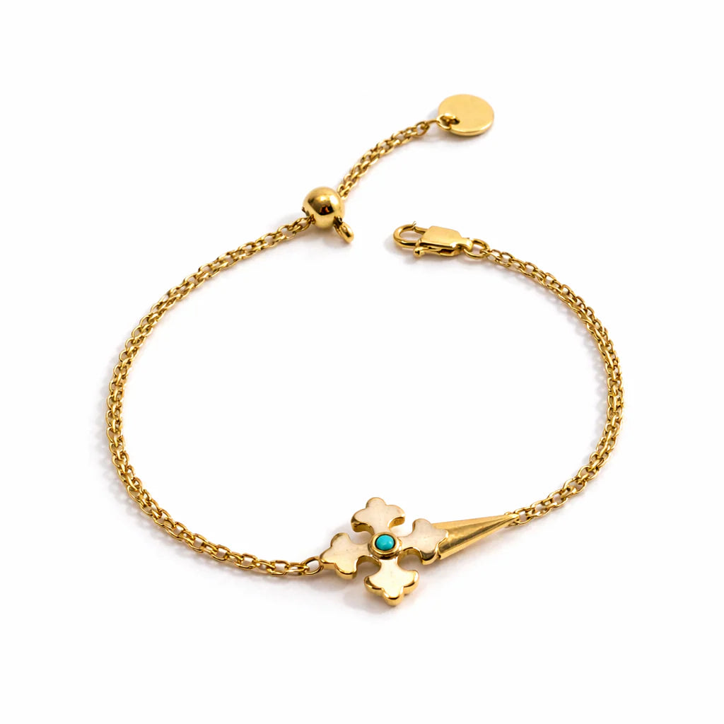 'SANTIAGO' Cross Bracelet