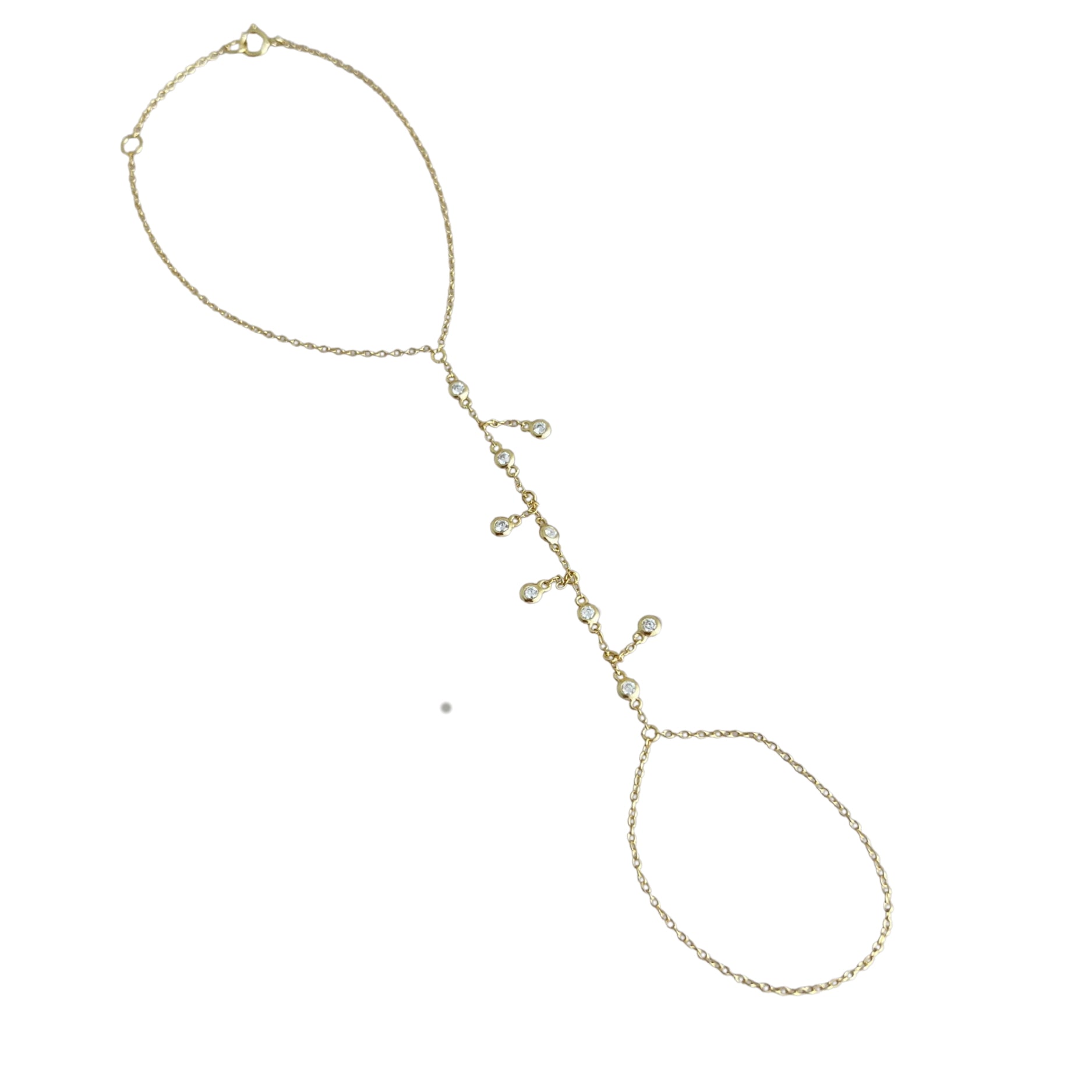 Waterfall Pave Hand Chain