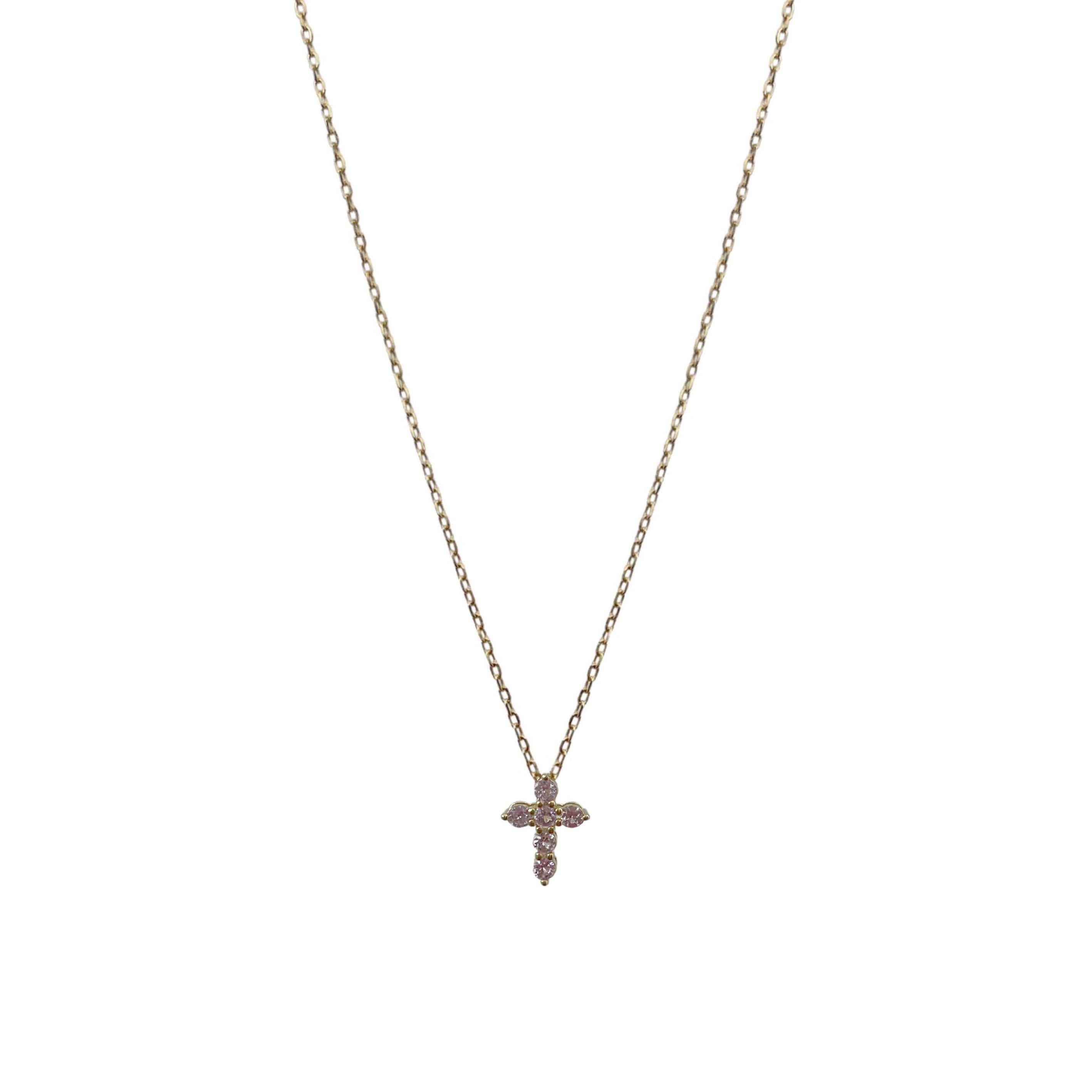 Mini Religious Cross Necklace *More Colores*