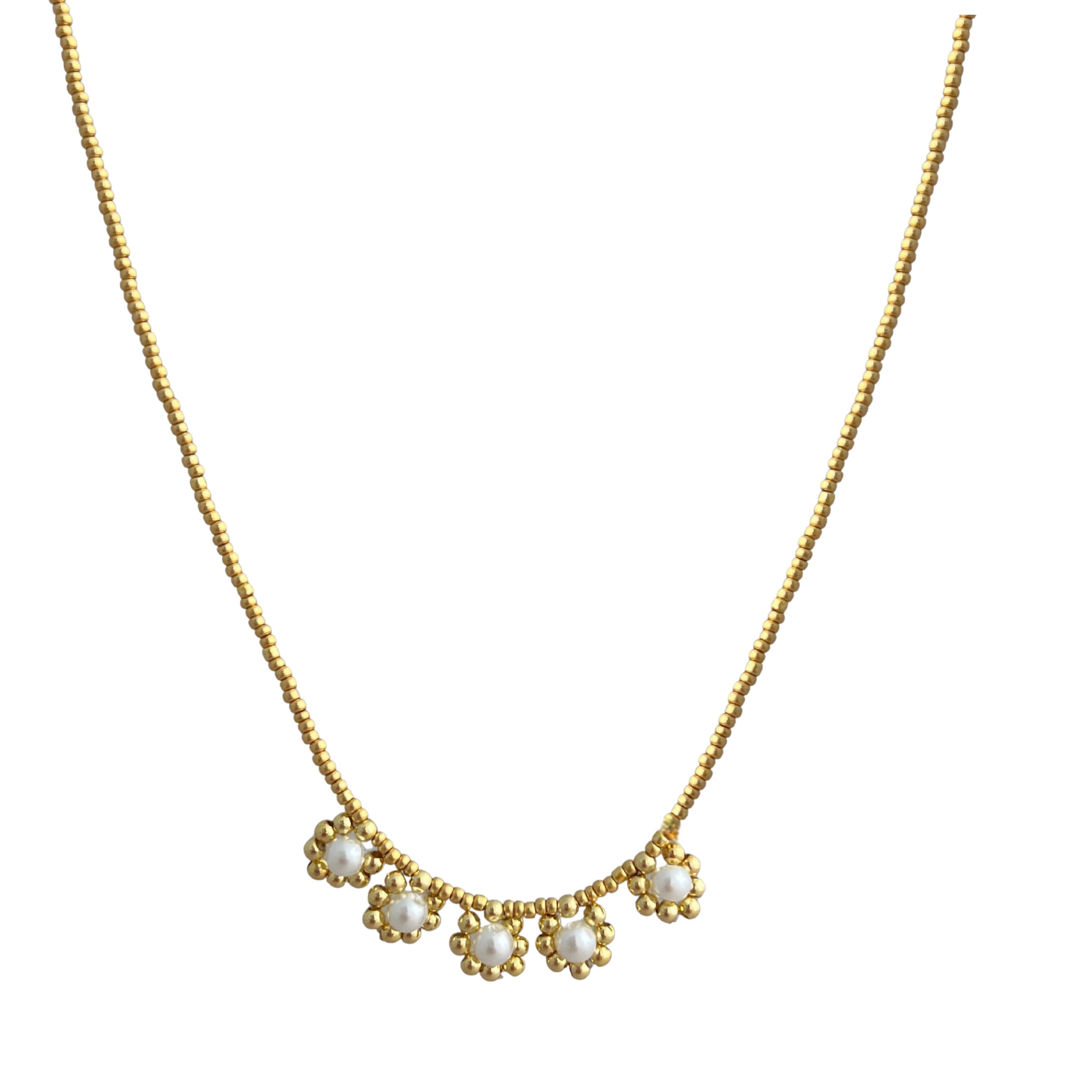 Gold Flower Necklace