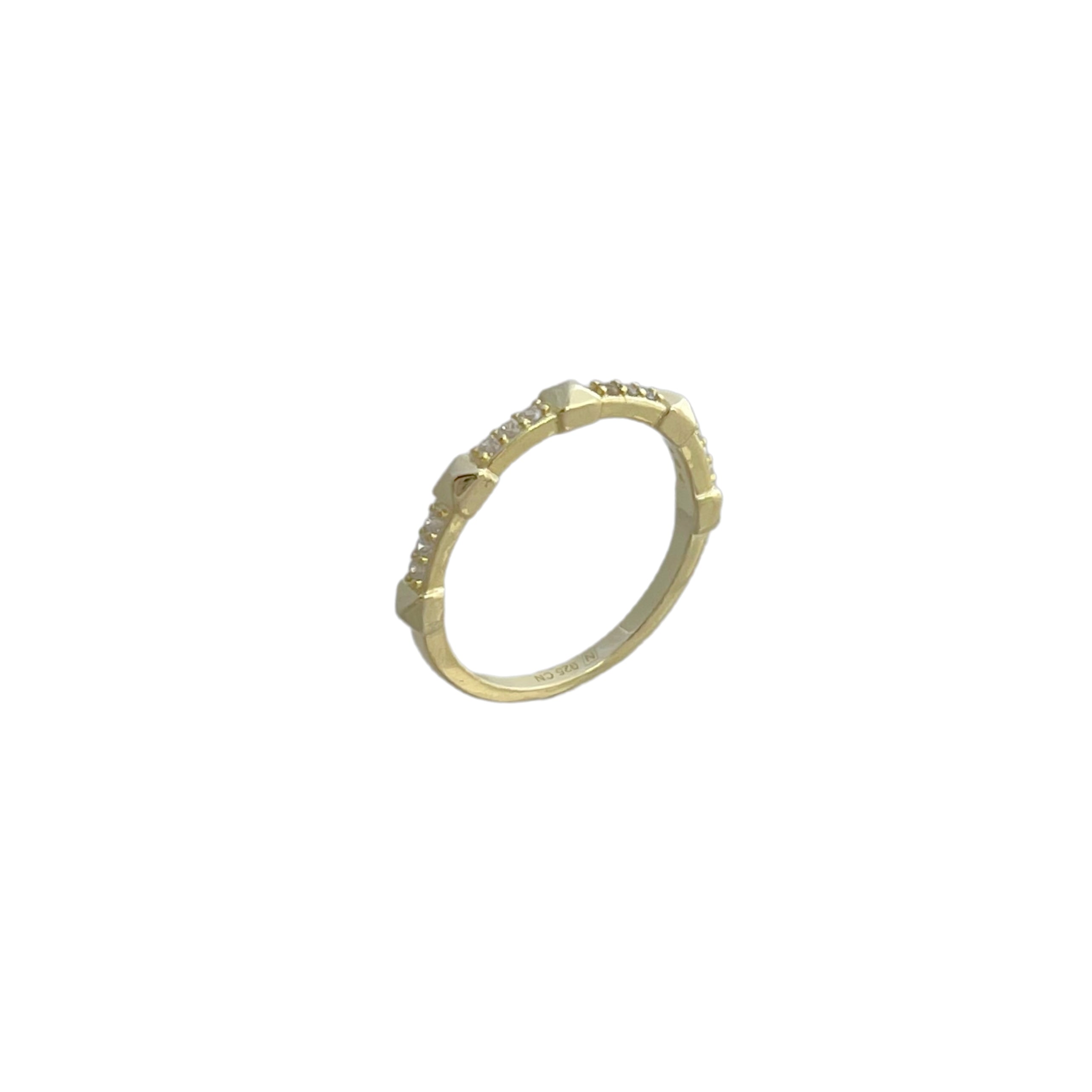 Spike Pave Ring