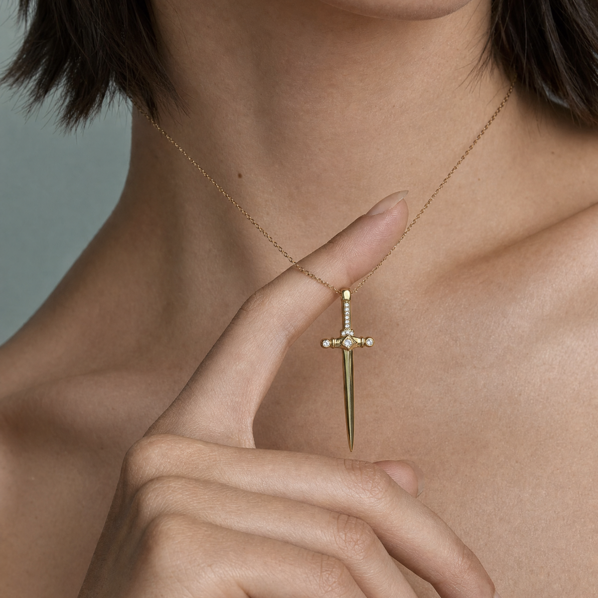 St. Michael's Blade Necklace