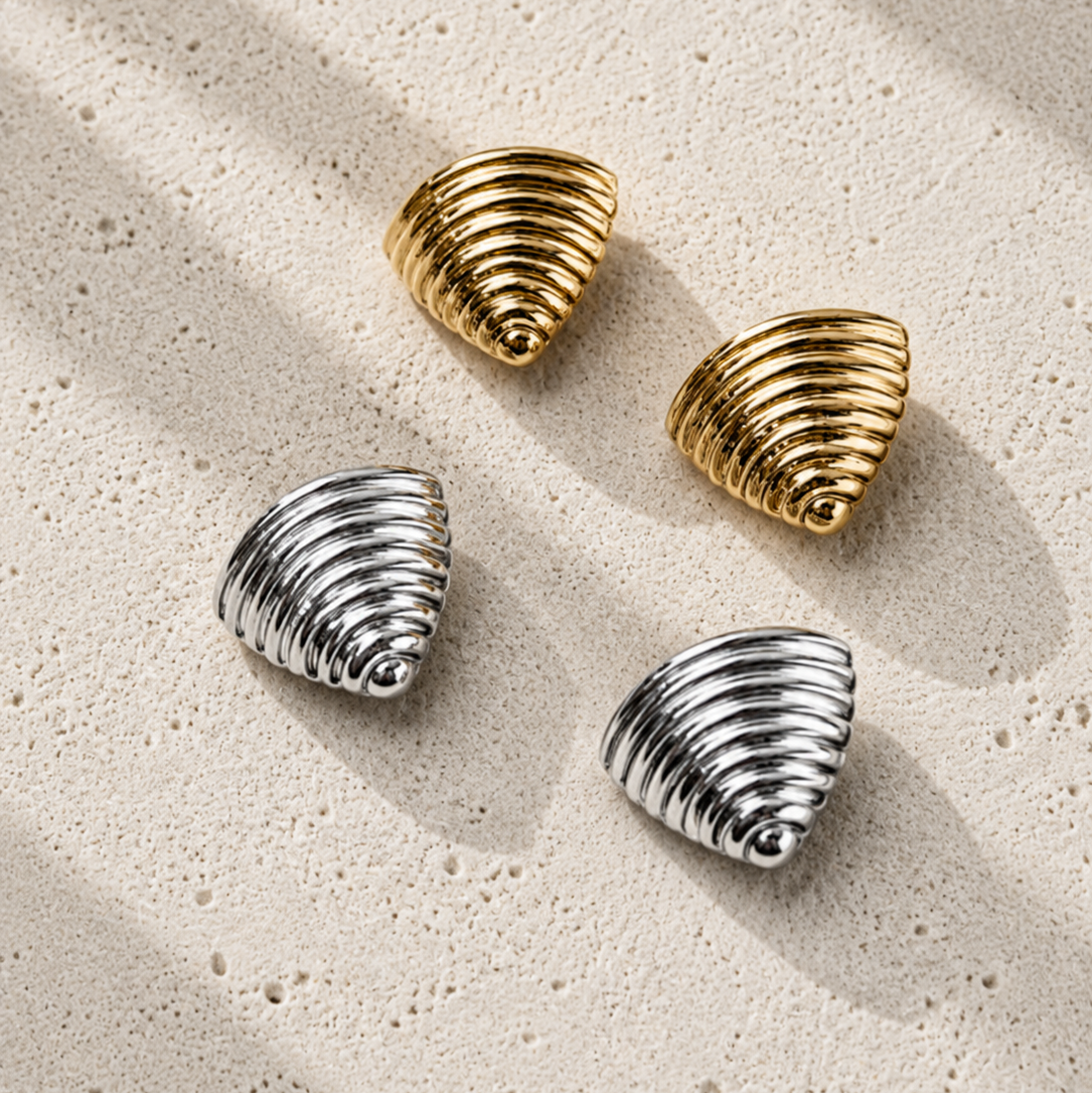 TIDESHELL Earrings -silver-