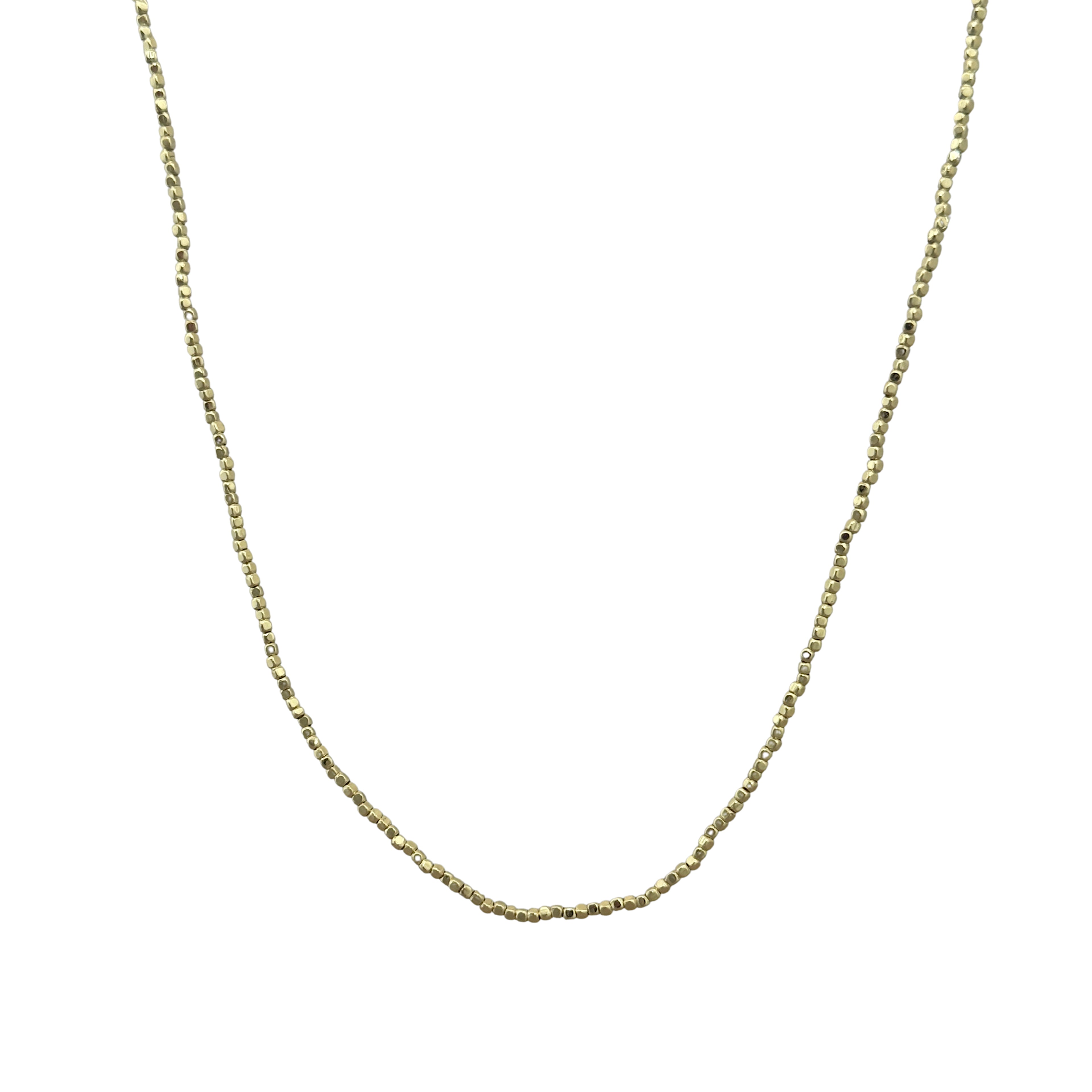 Golden Blocks Necklace