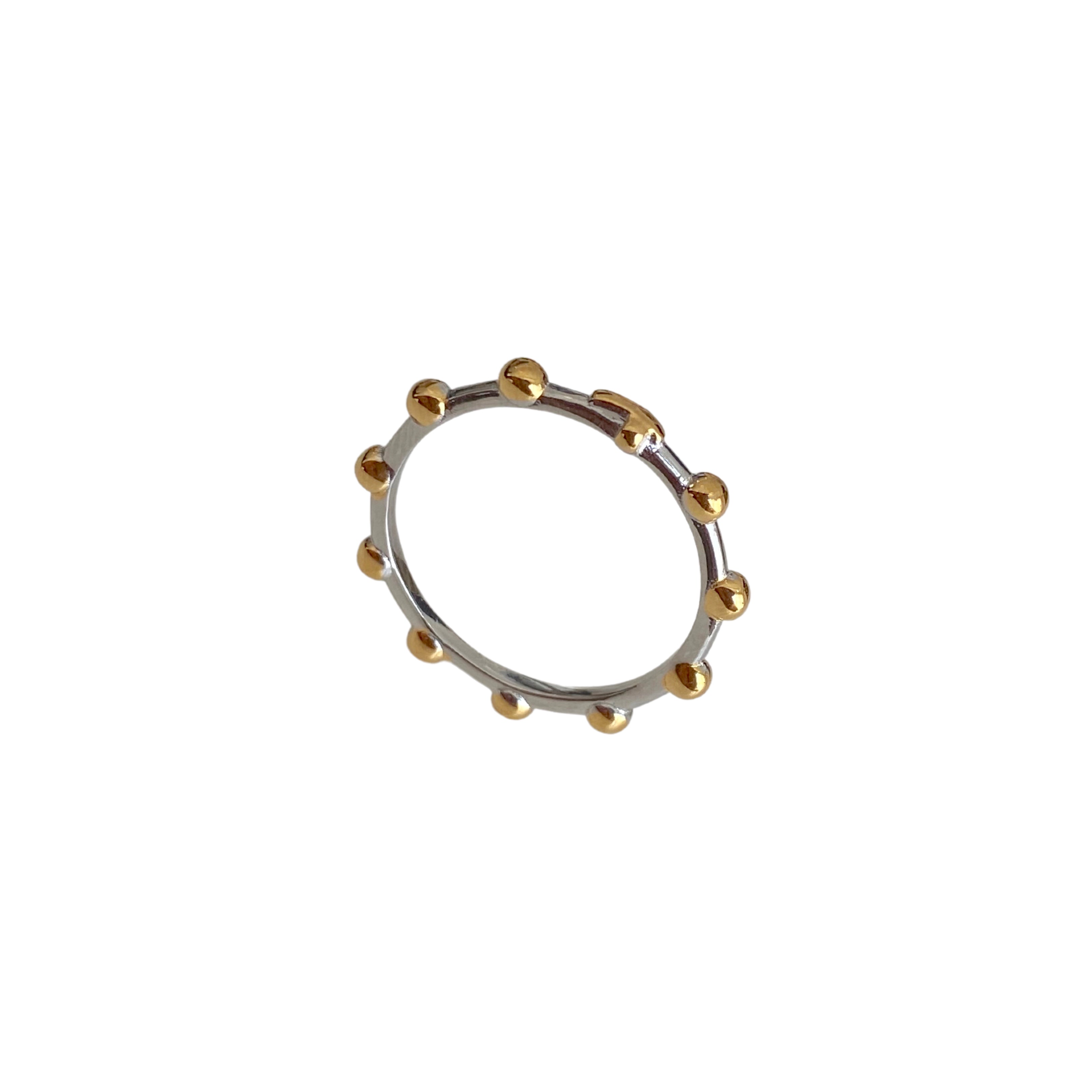 'BELIEF ROSARY' Silver Rosary Ring TGU