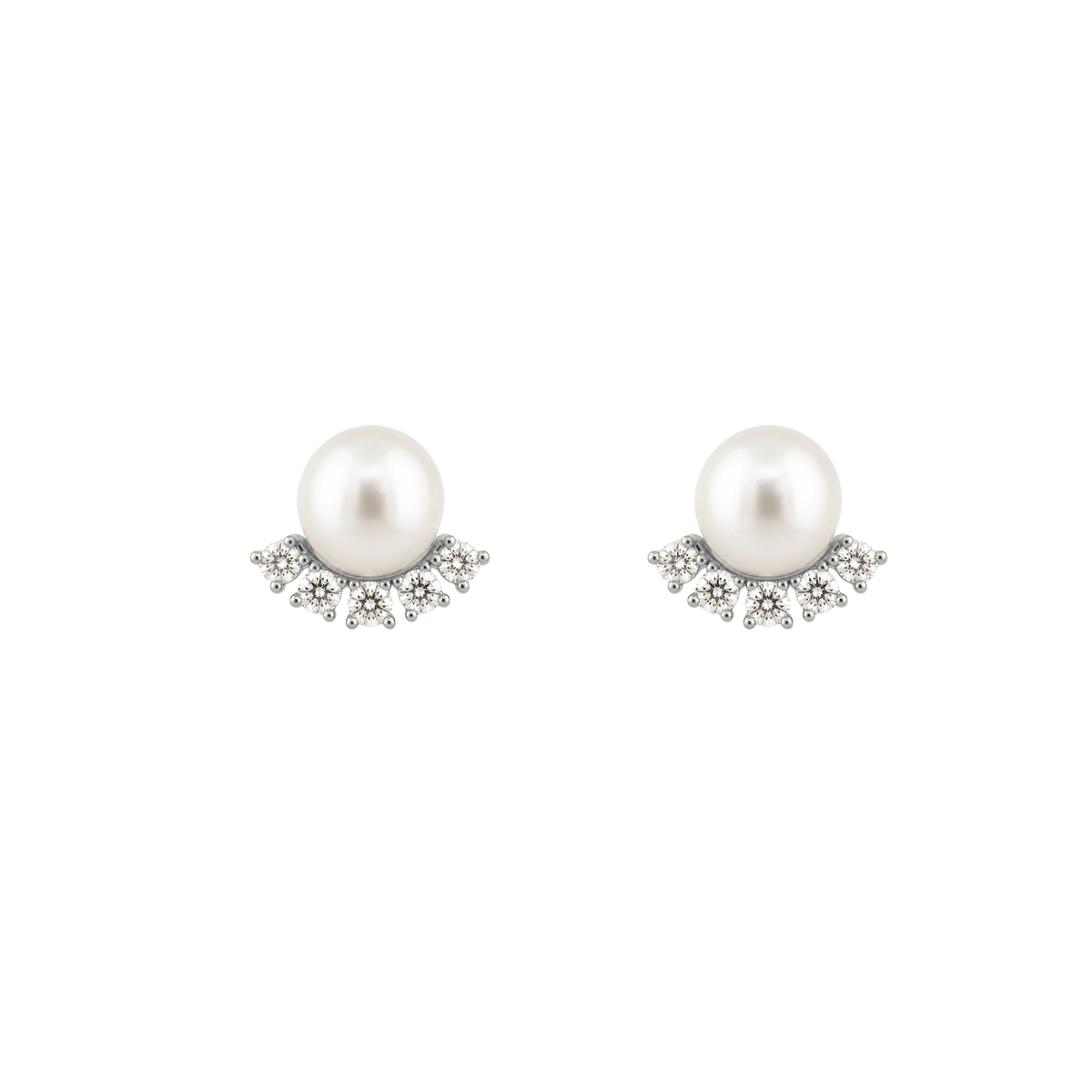 Fan Pearl Earrings