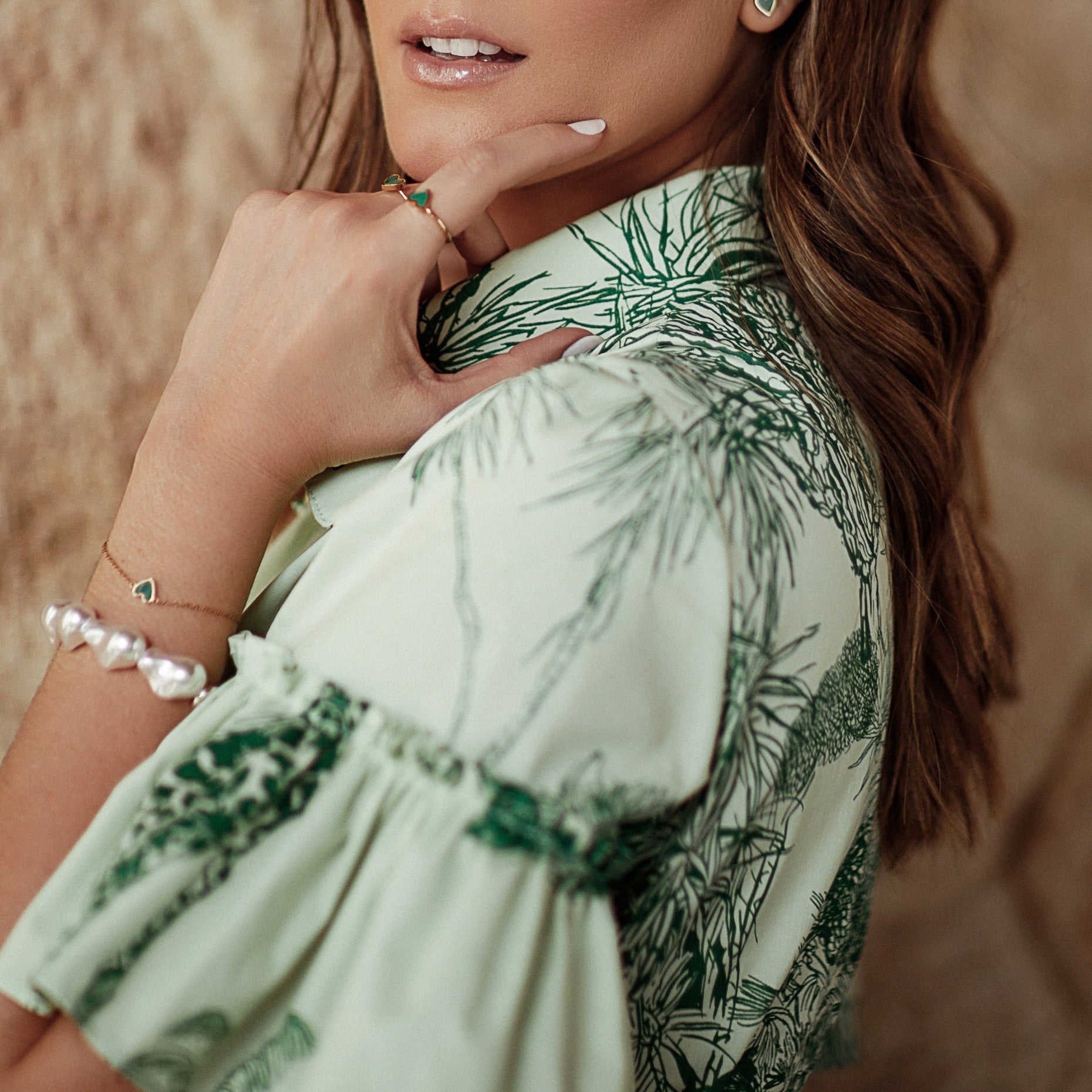 'SERENA' Chain & Pearls Bracelet