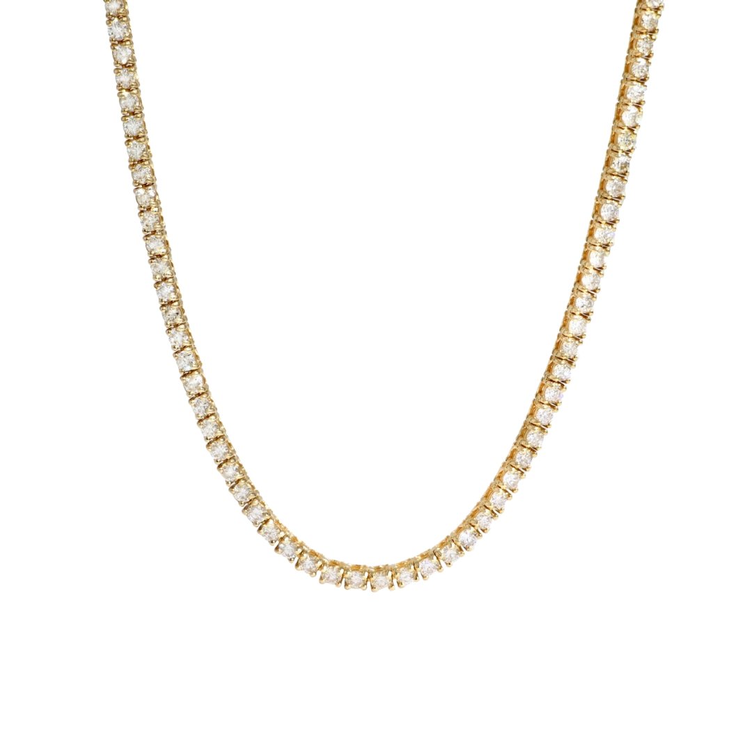 'BE BRAVE' Tennis Necklace - Ibiza Passion