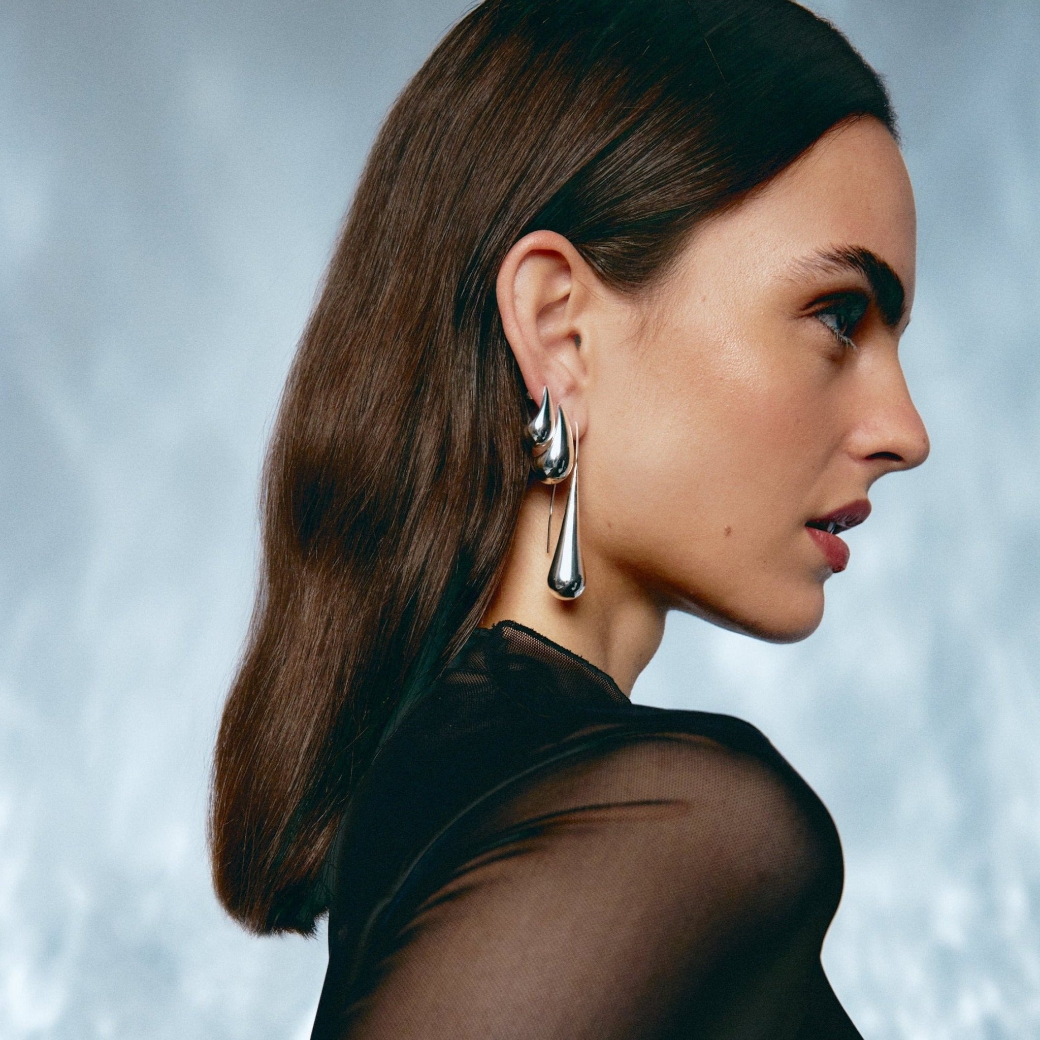 'EMPOWERED' Earrings -Silver- - Ibiza Passion