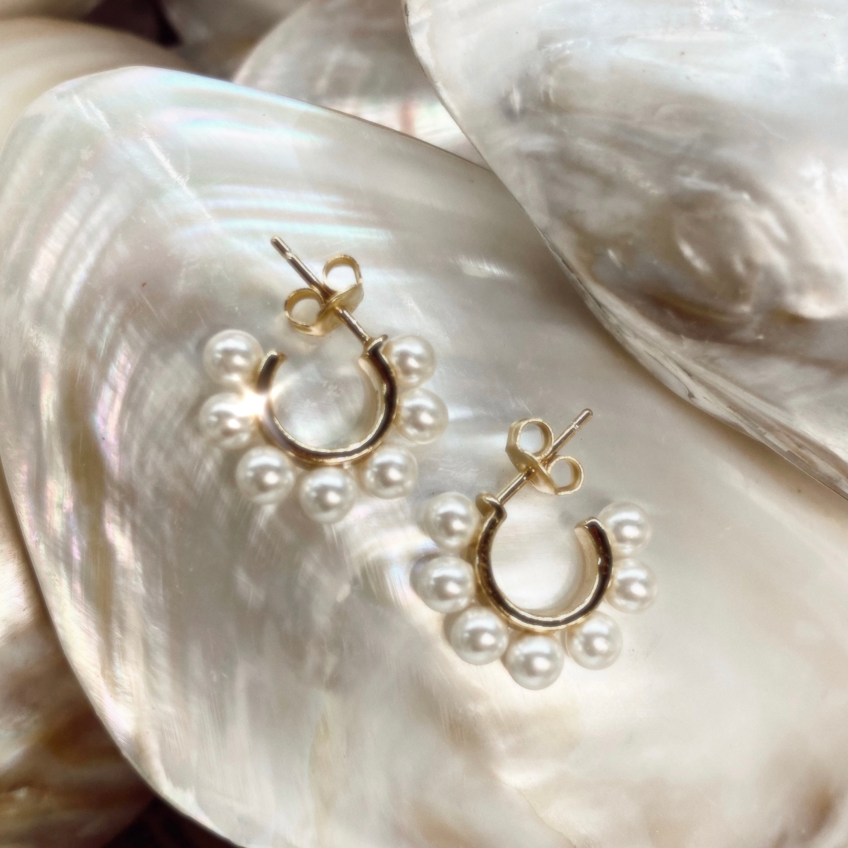 7 Pearl Hoop