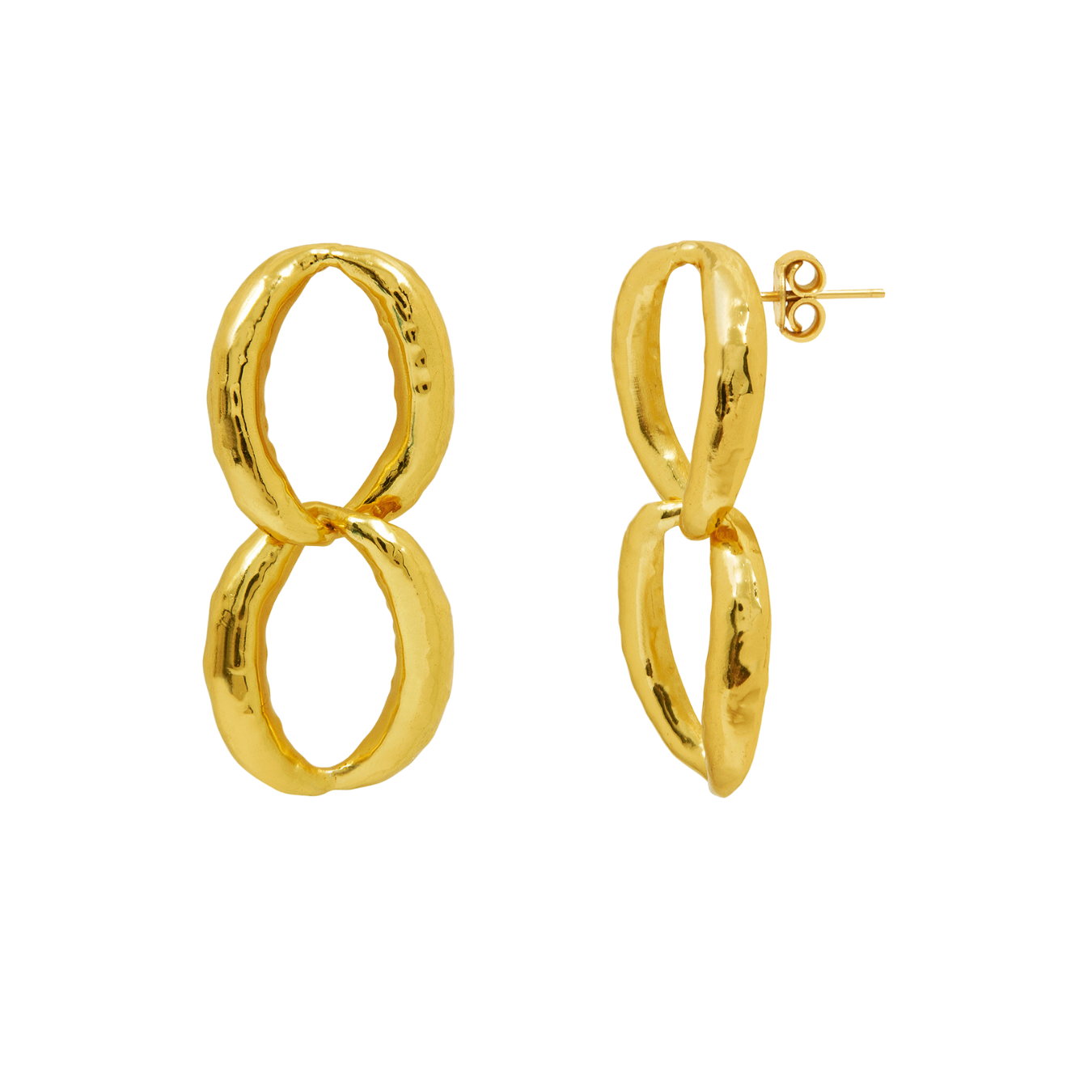 OCHO GOLD EARRINGS