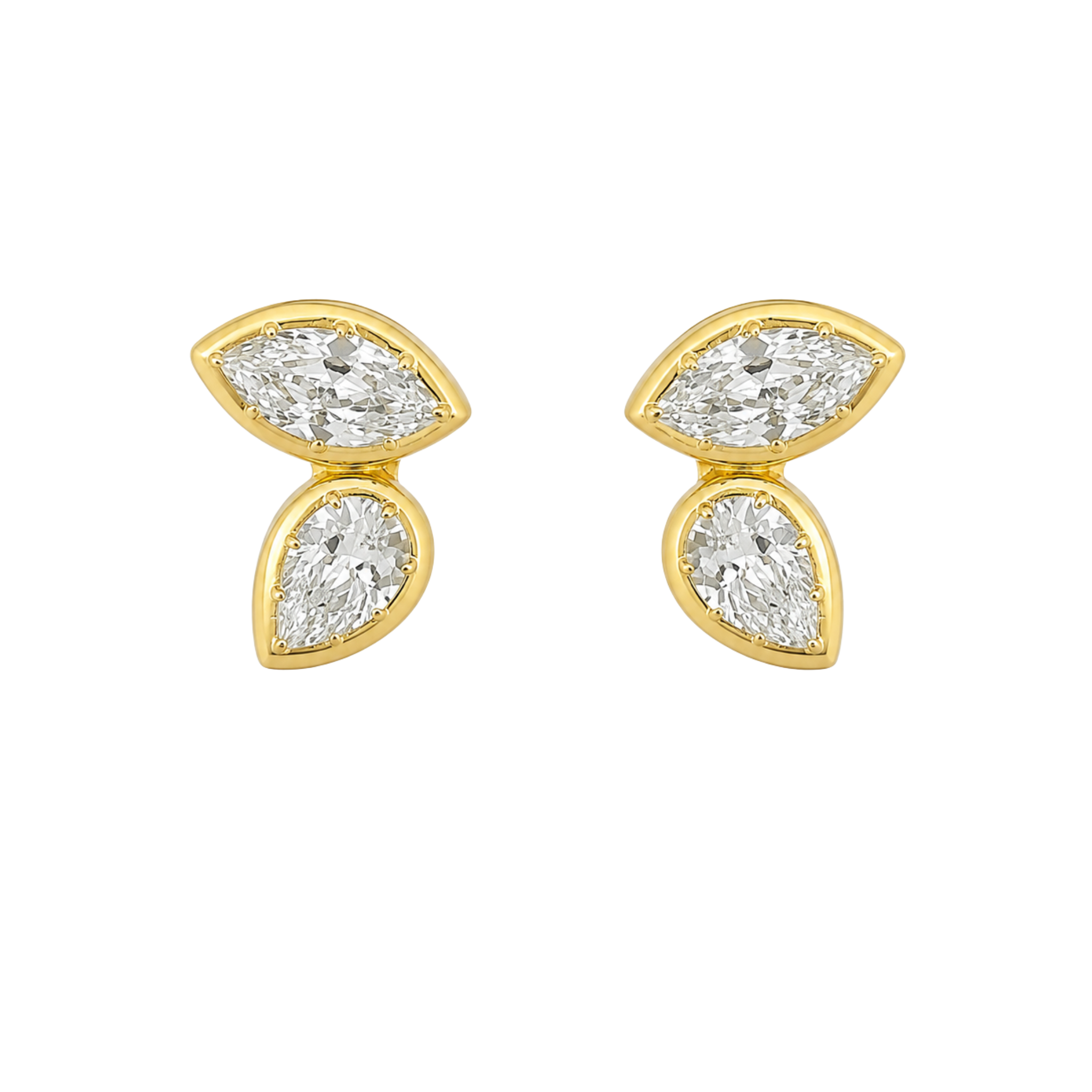 Marquise & Pear Studs