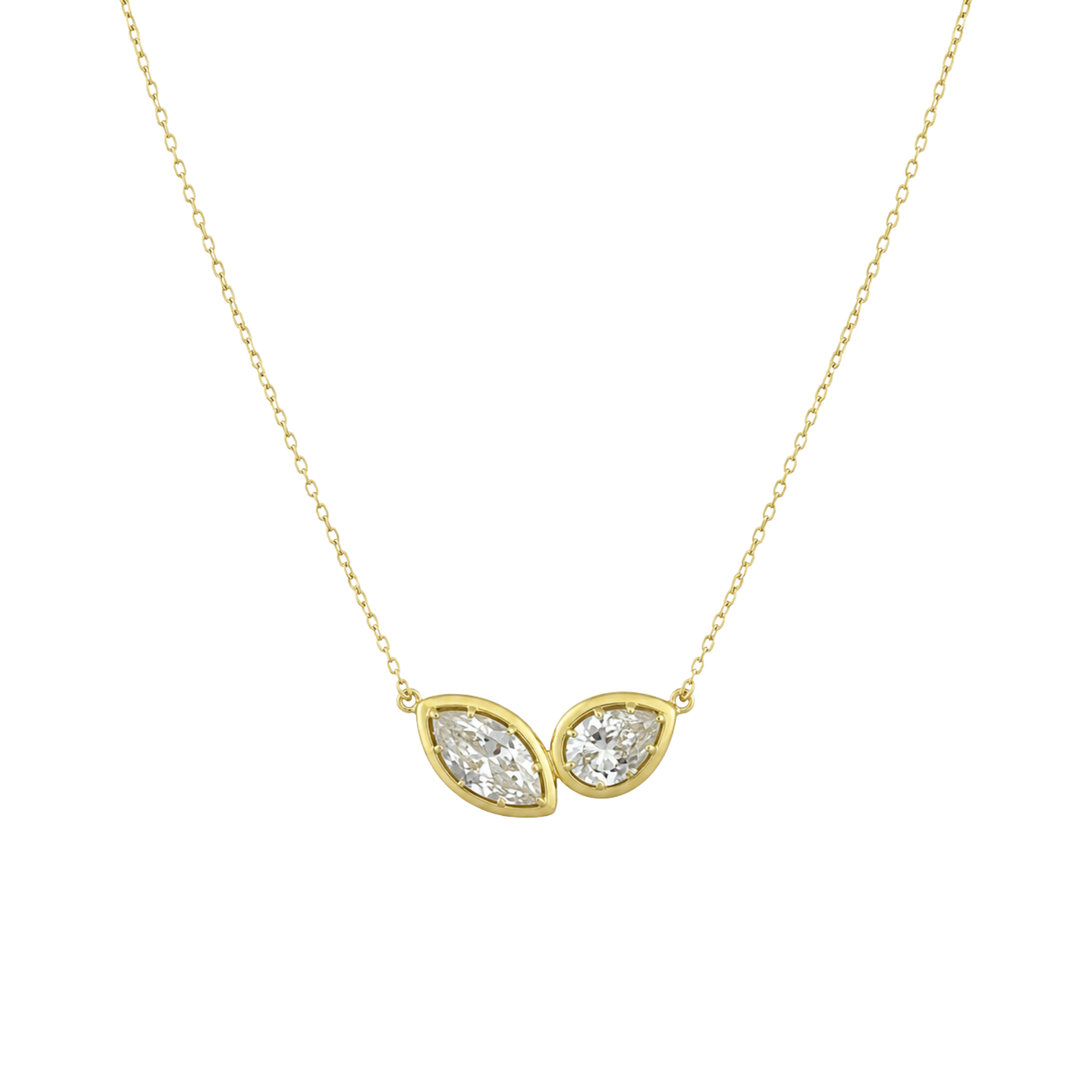 Marquise & Pear Necklace