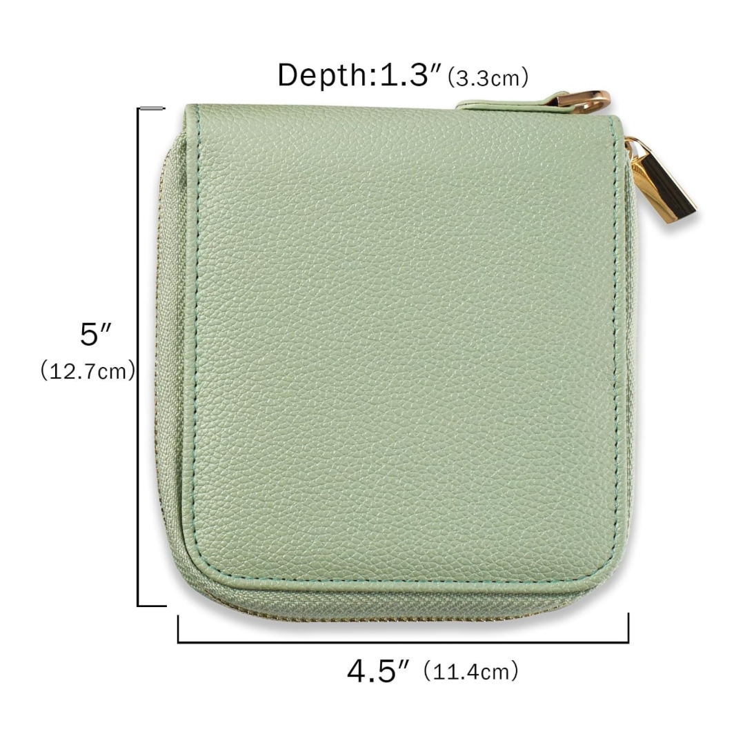 Travel Jewelry Organizer Case - Small Green