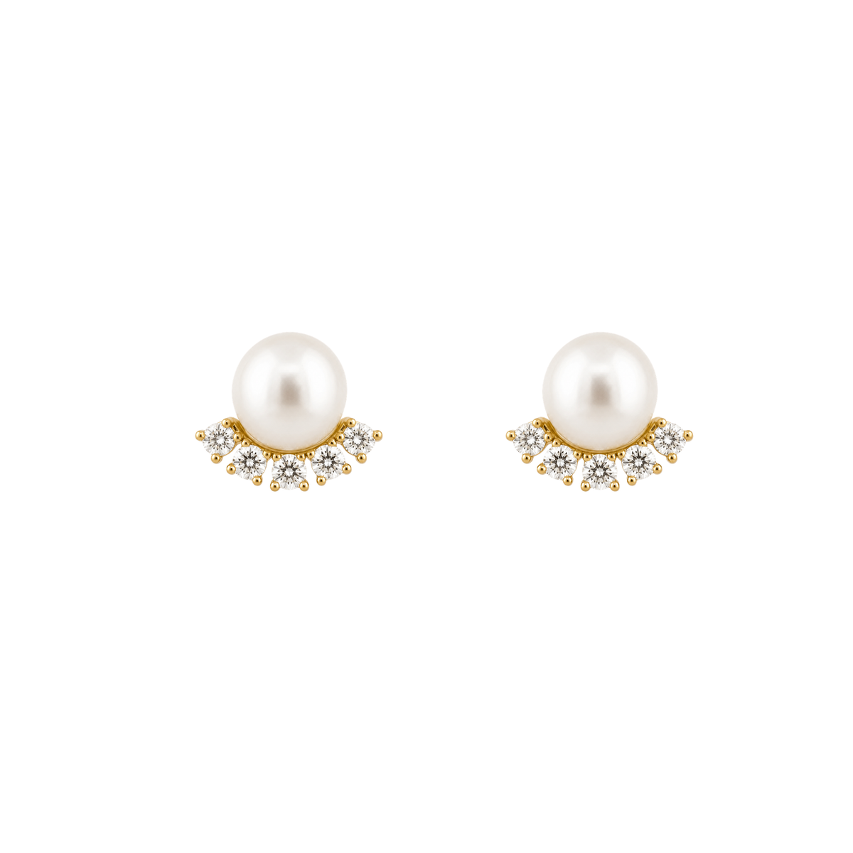Fan Pearl Earrings