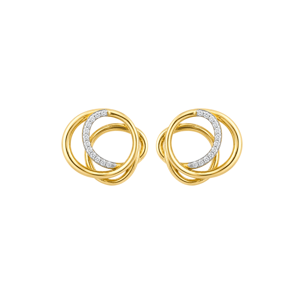 Entwined Circle Studs