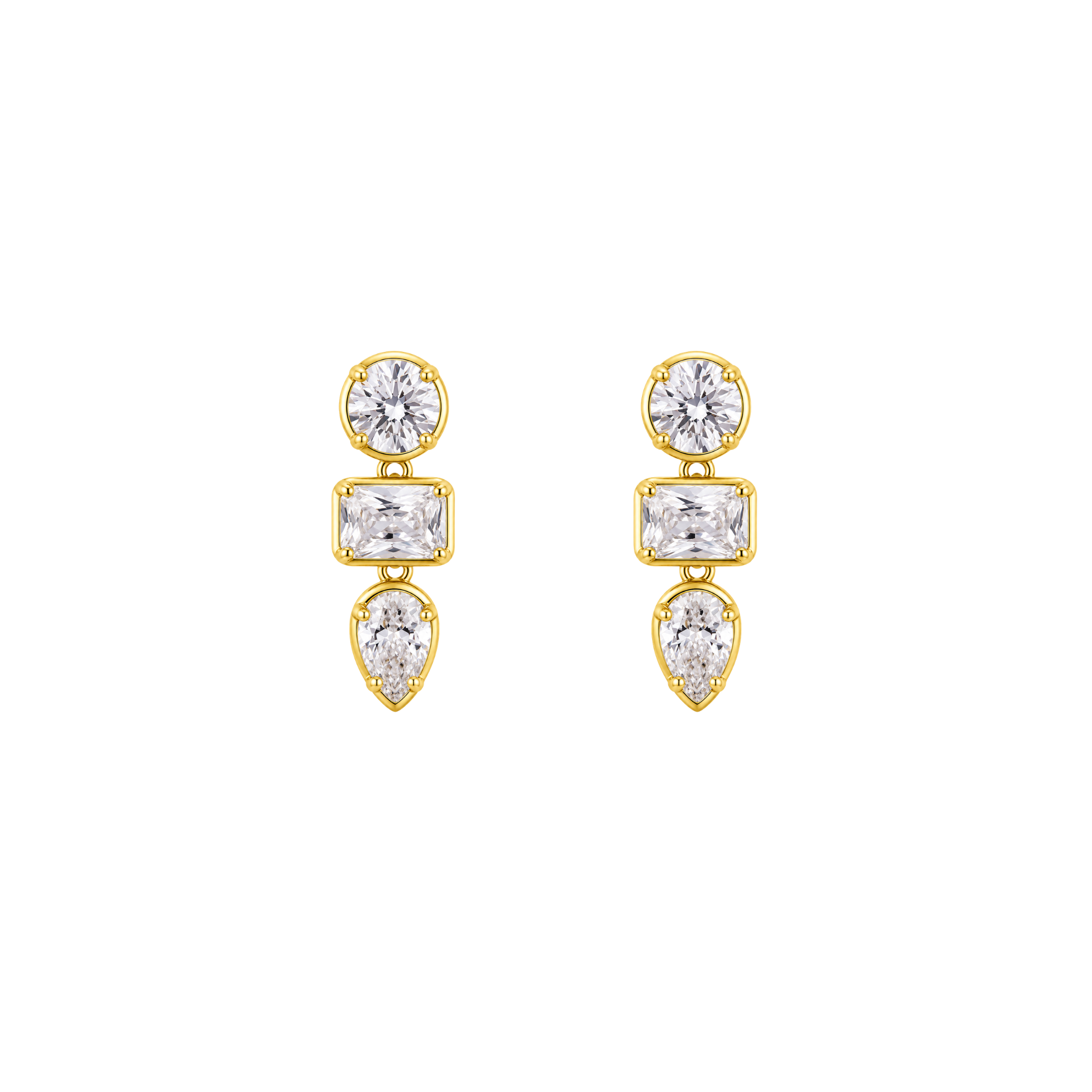 Trinity Drop Earrings