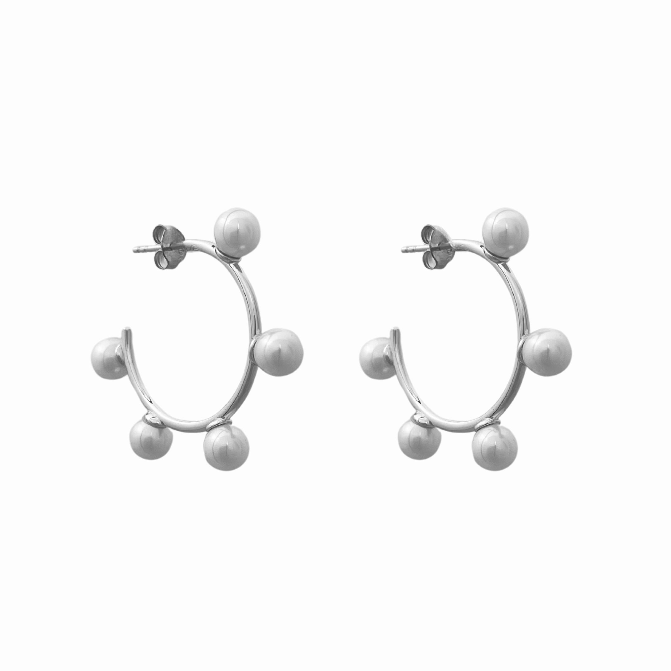 Pearl Rimmed Hoop TGU