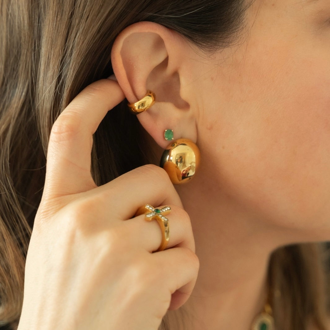 'MARTA' Earrings -Gold-