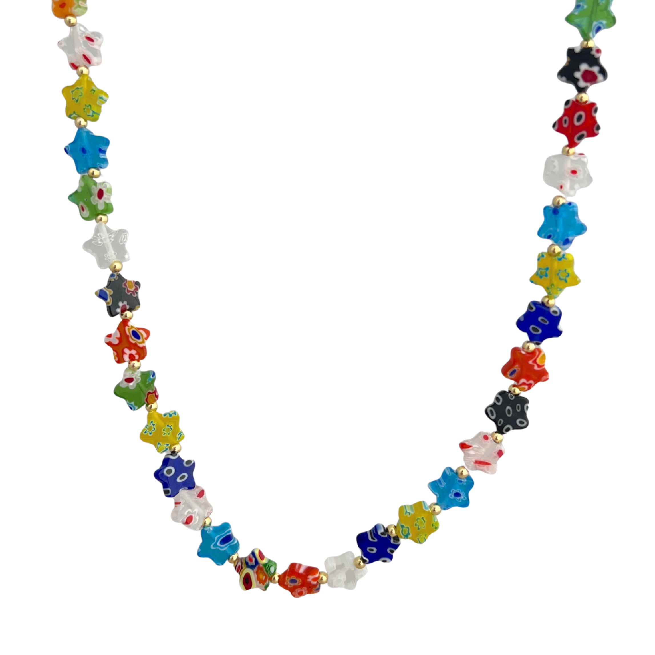 Star Millefiori Necklace