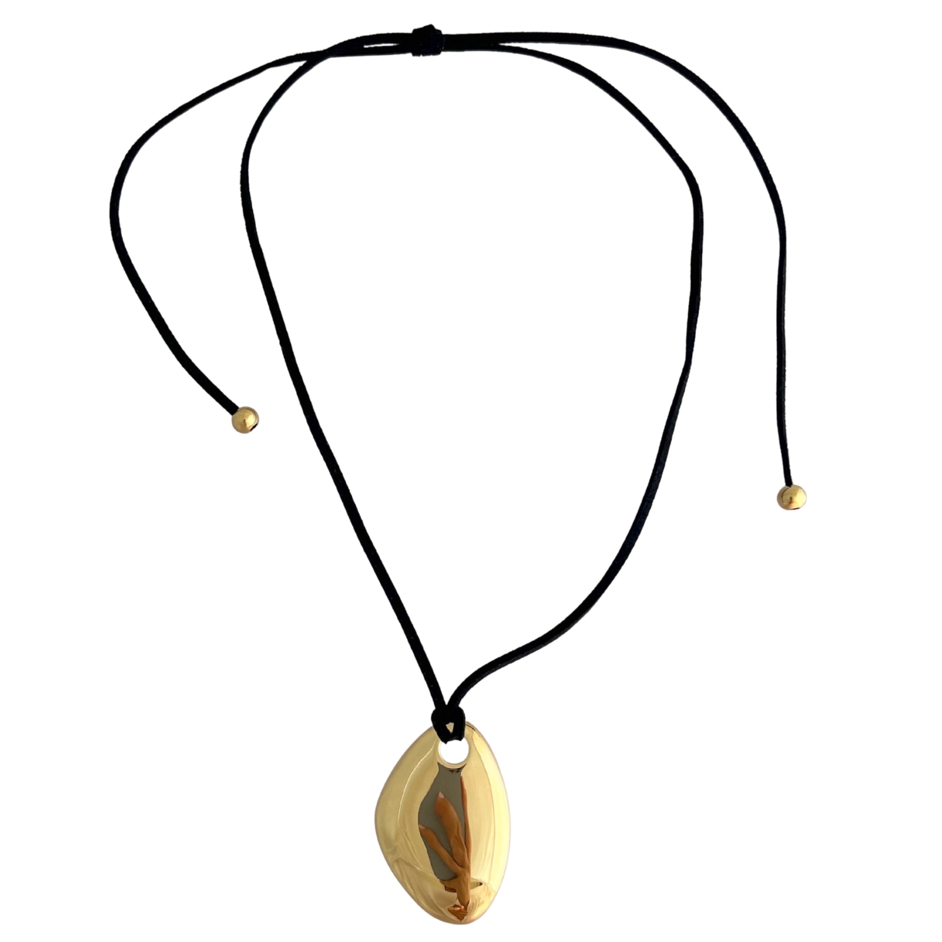 Pebble Adjustable Cord Necklace