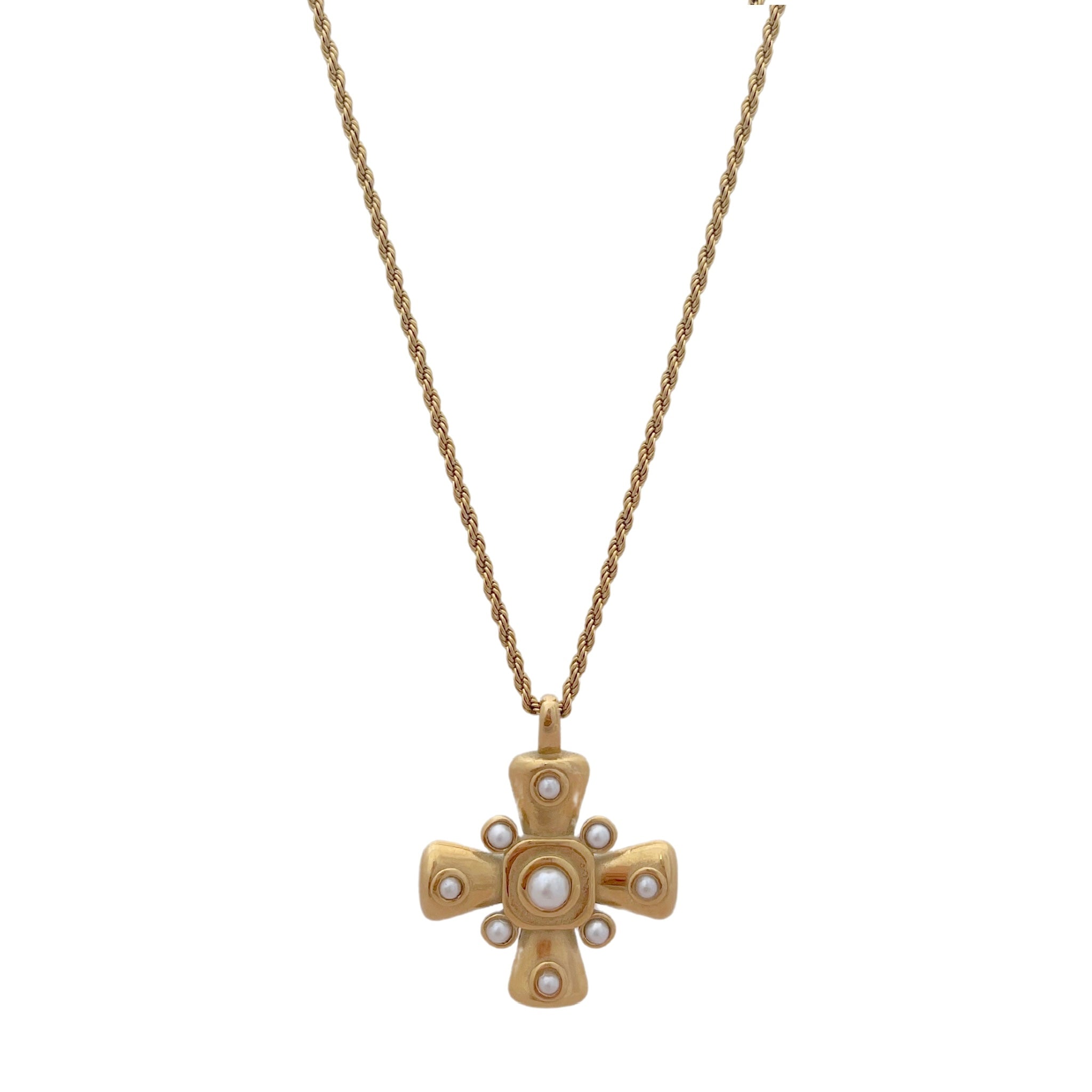 'ELENA' Cross Necklace