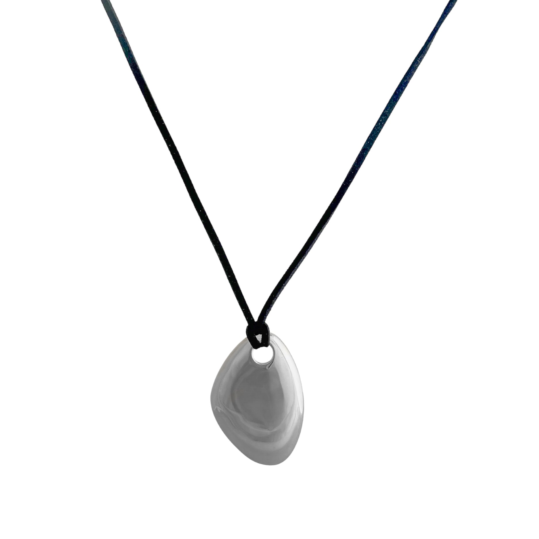 Pebble Adjustable Cord Necklace