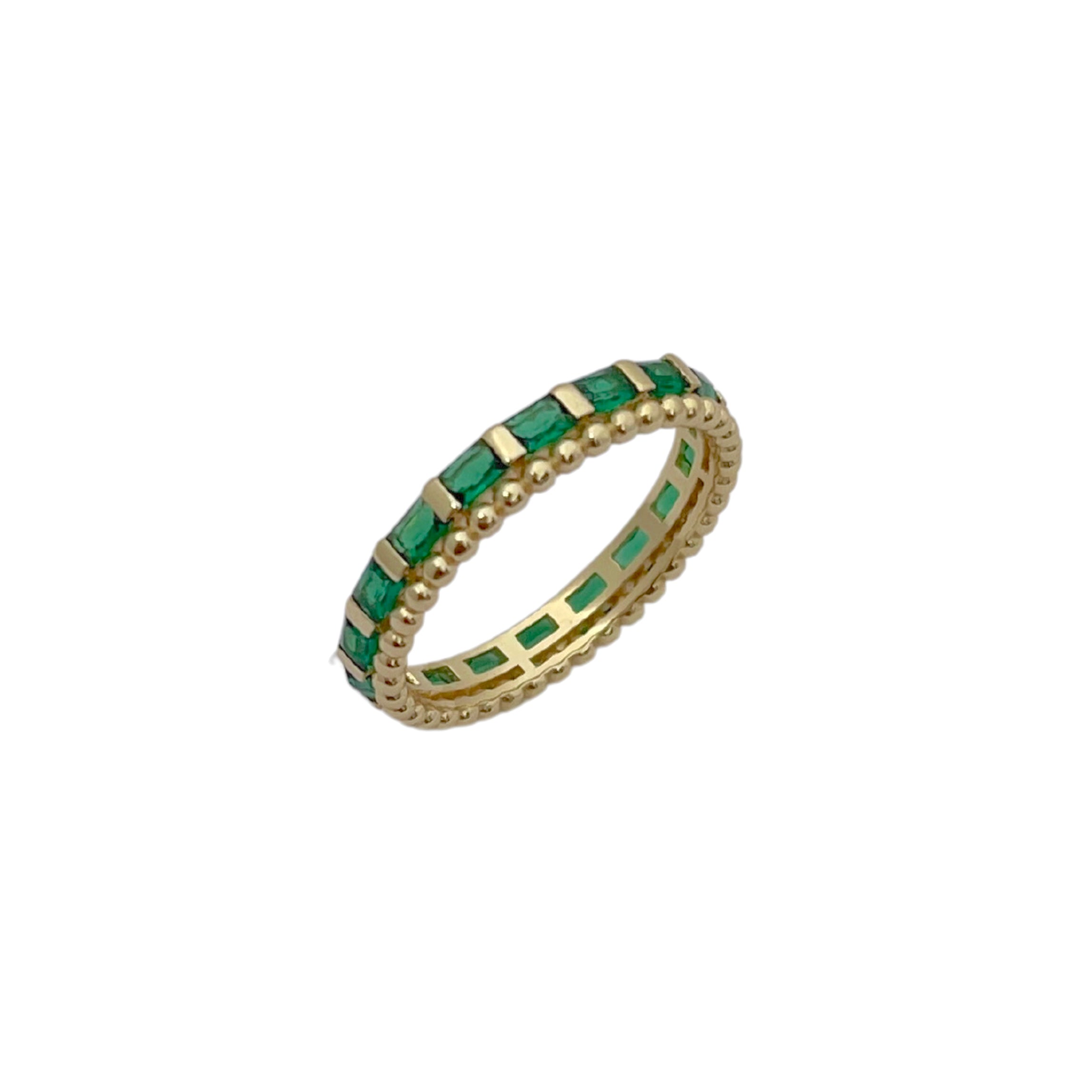 Evergreen Baguettes For Eternity Band