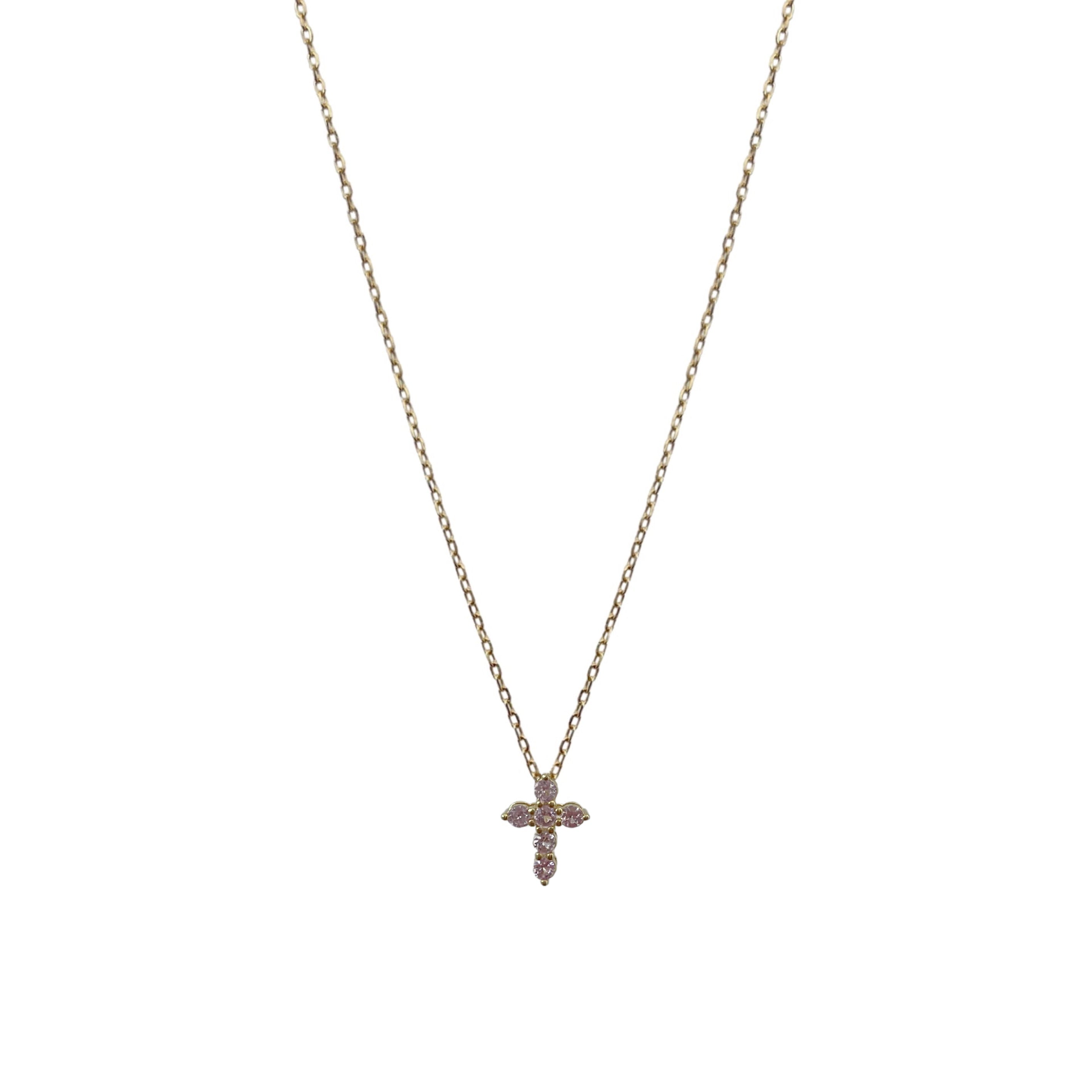 Mini Religious Cross Necklace *More Colores*