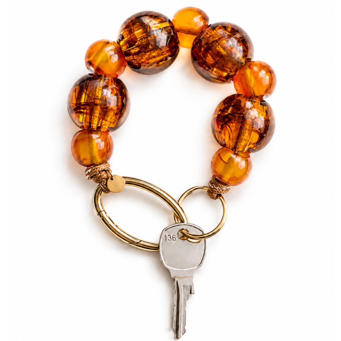 RIVIERA Brown Keychain