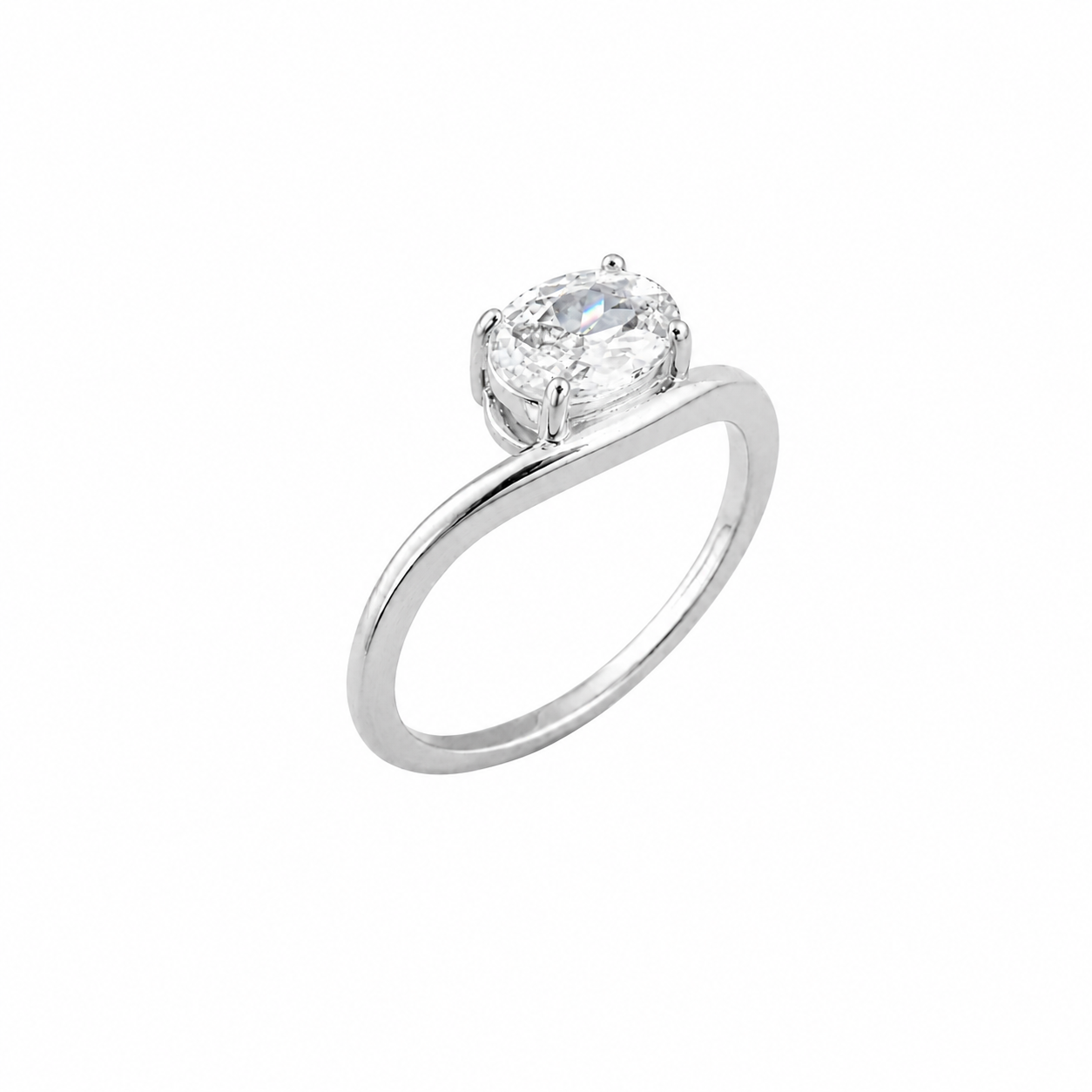 Twisted Oval Ring