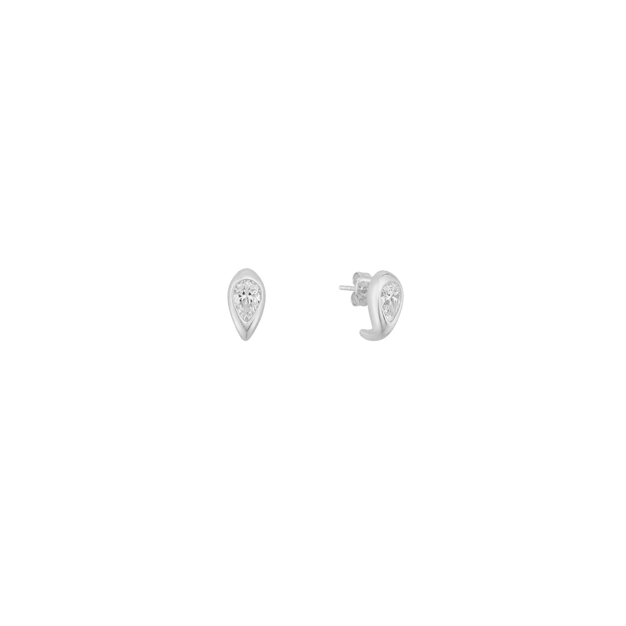 Sienna Pear Studs