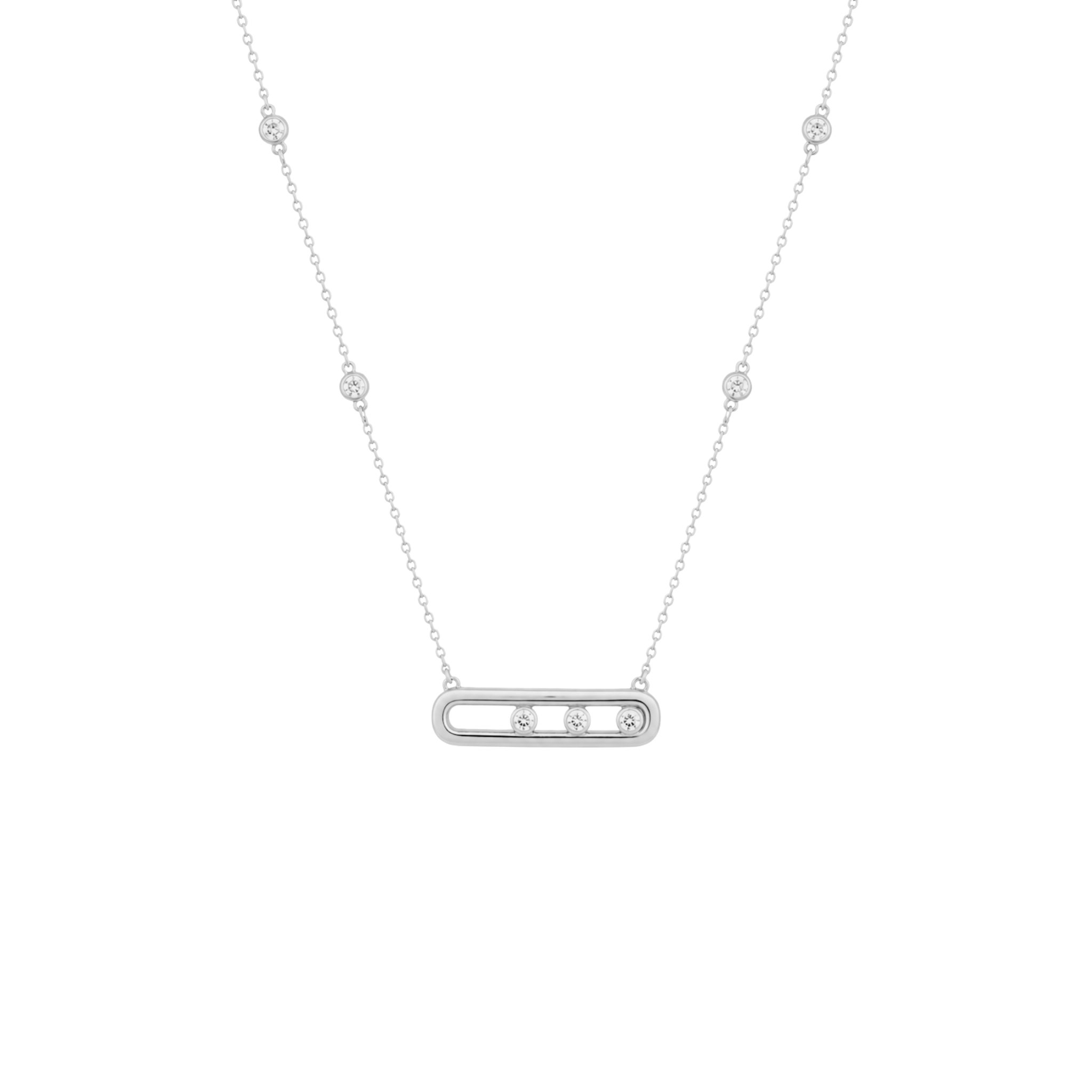 Pill Bar Station Necklace