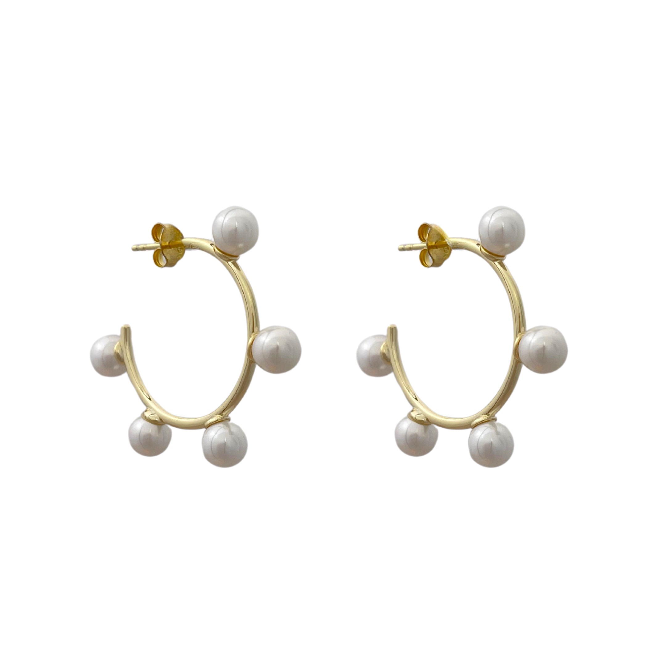Pearl Rimmed Hoop TGU