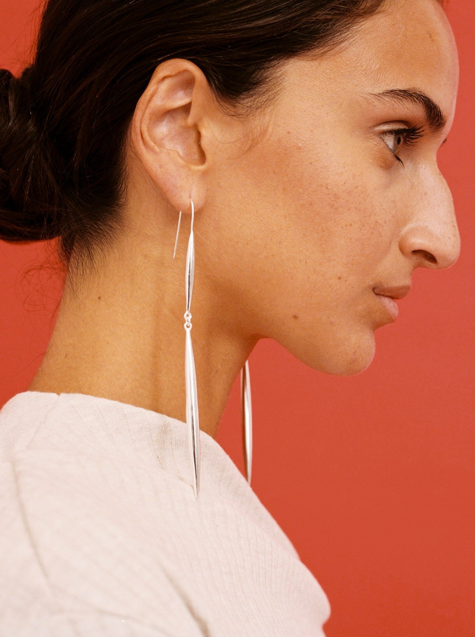 GISELLE SILVER EARRINGS TGU