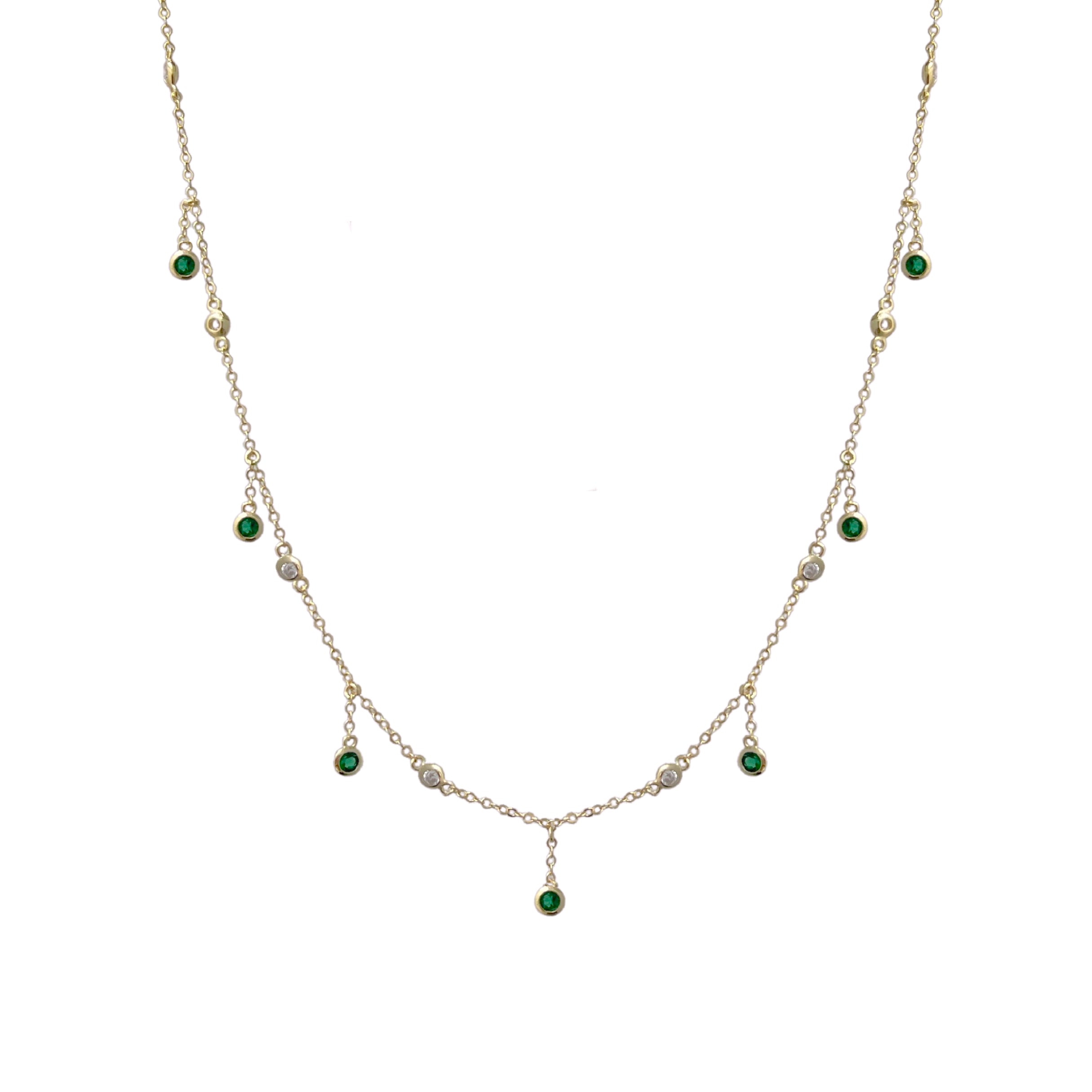 Dainty Crystal Charm Choker TGU