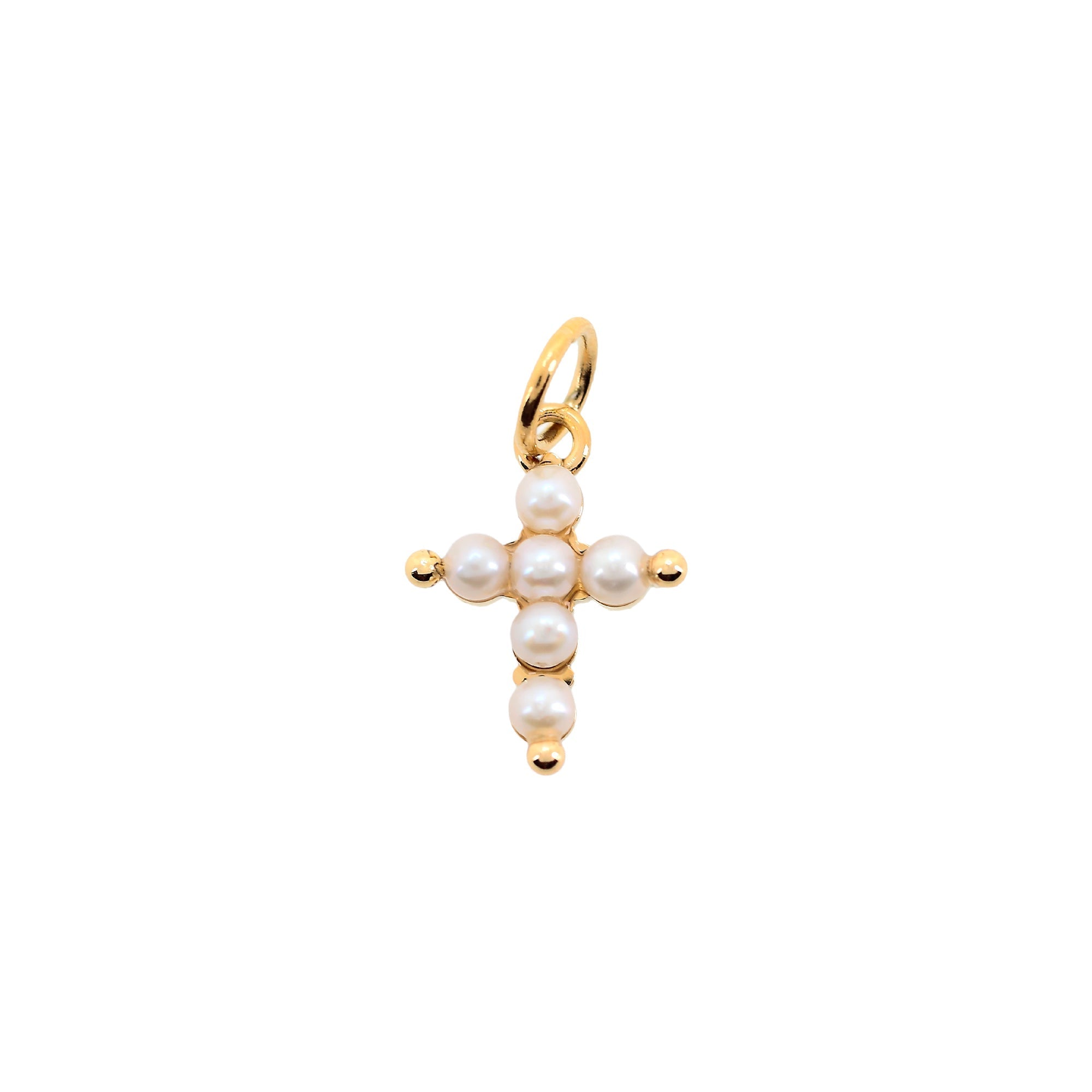 TINY CROSS Pearls