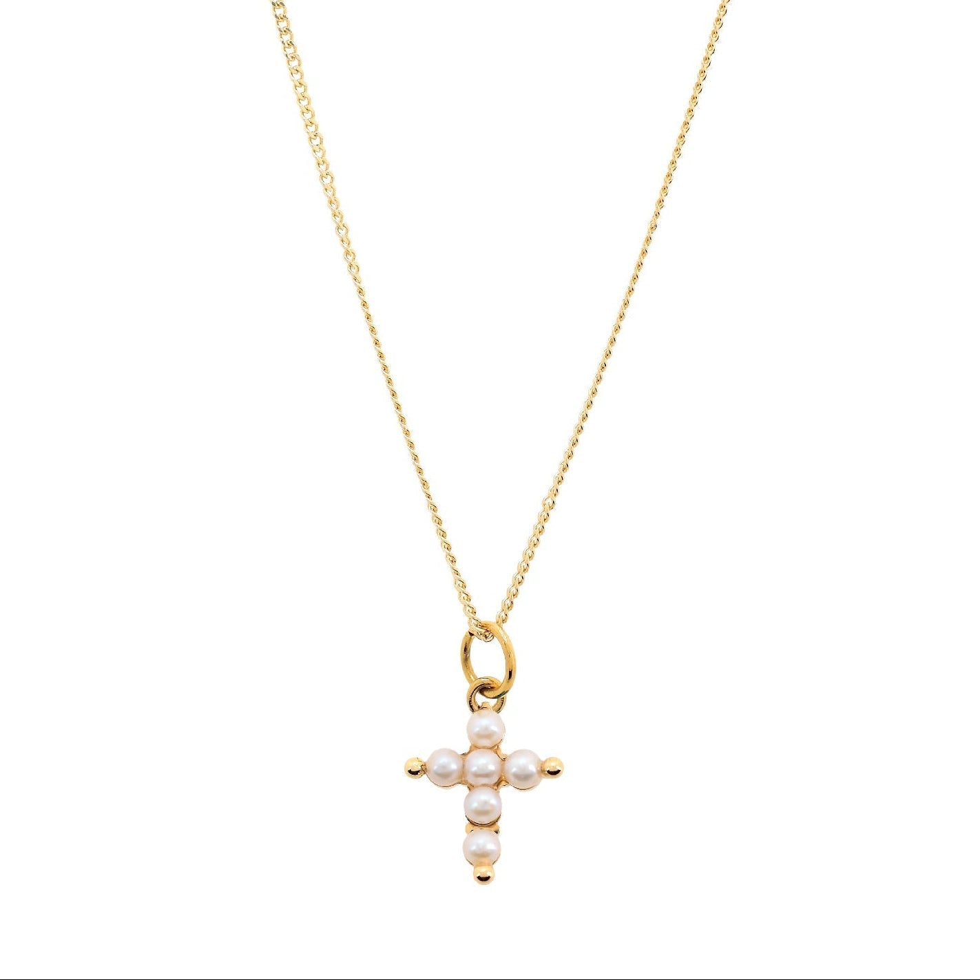 TINY CROSS Pearls