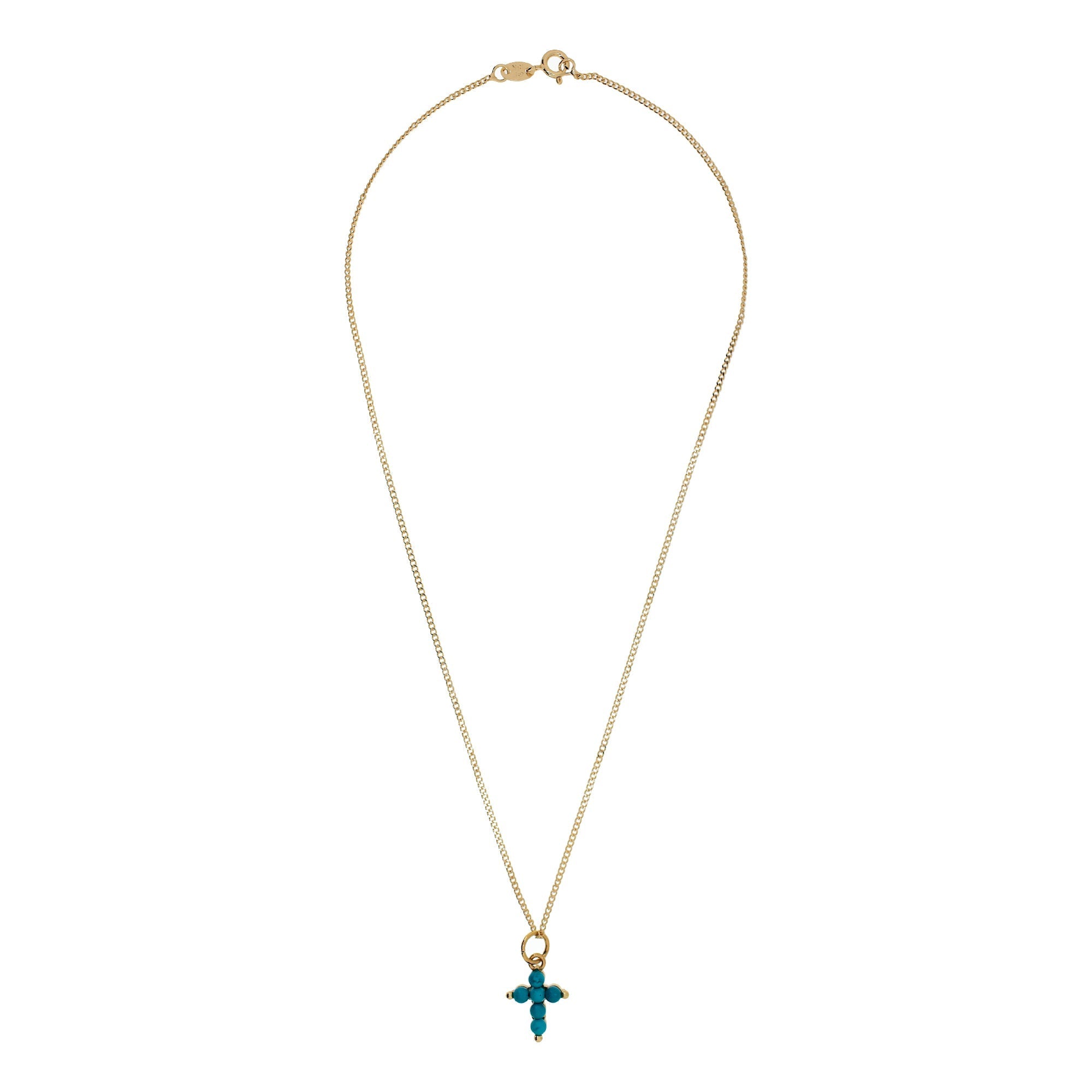 'TINY CROSS' Turquoise