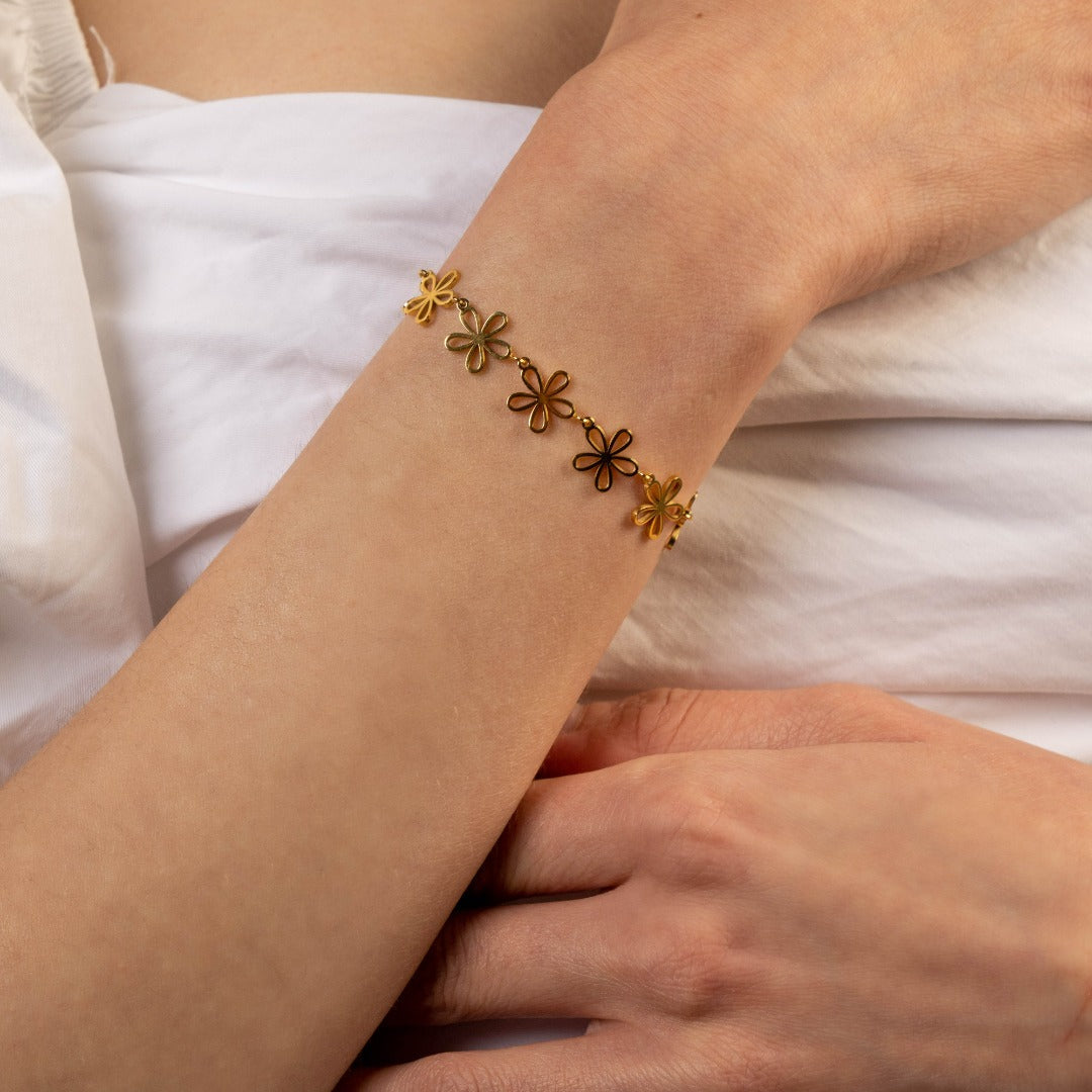 'DAISY' Daisy Flowers Bracelet TGU