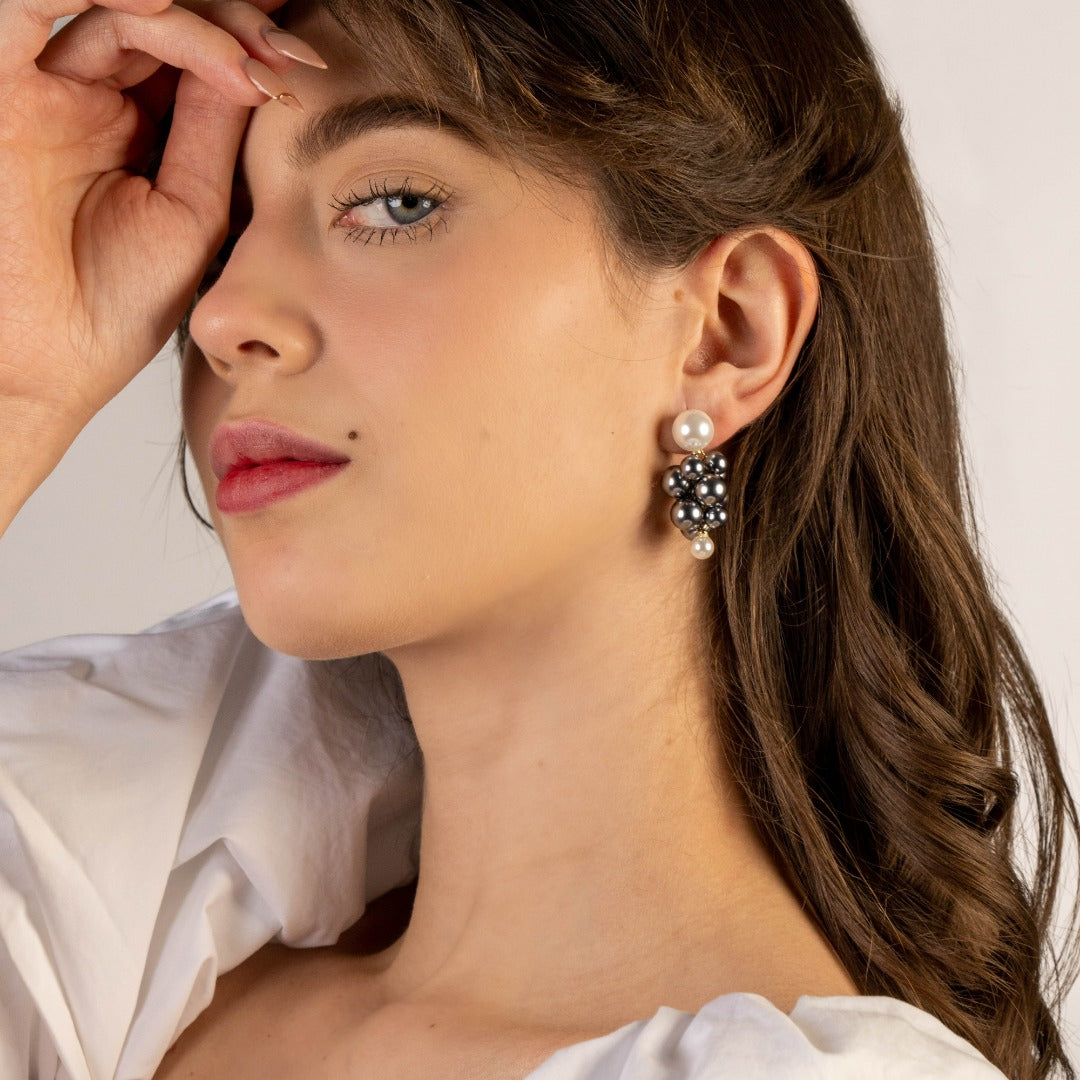 'AKOI' Bunch of Pearls Earring TGU