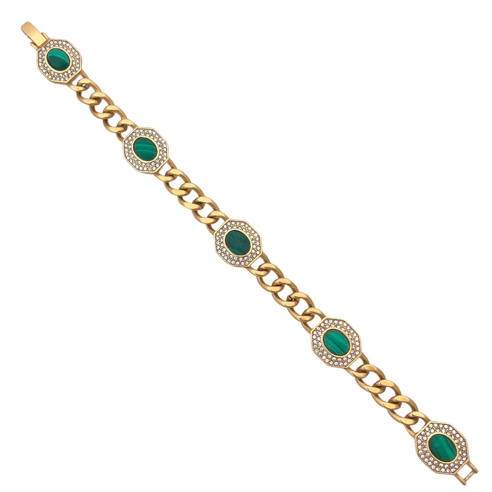 'ESTELA' Bracelet -Malachite-