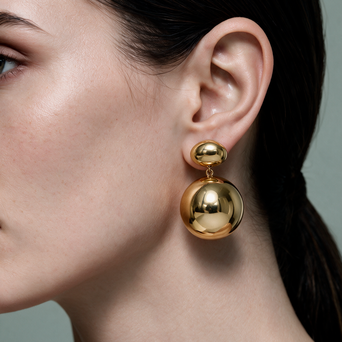 Round Two Earrings -gold-