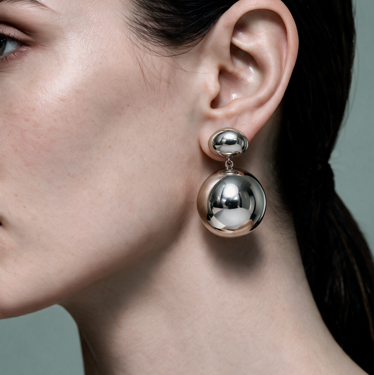 Round Two Earrings -silver-