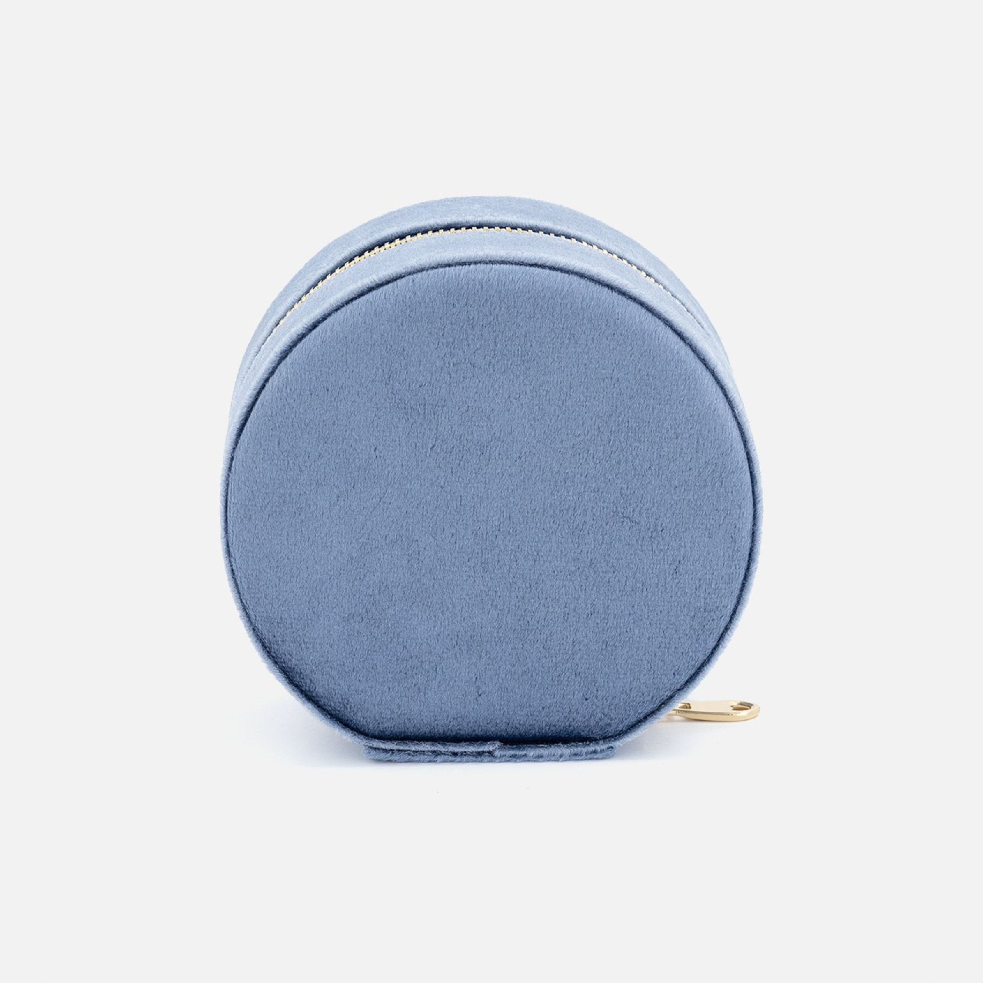 Velvet Travel Jewelry Circle - Blue Fog