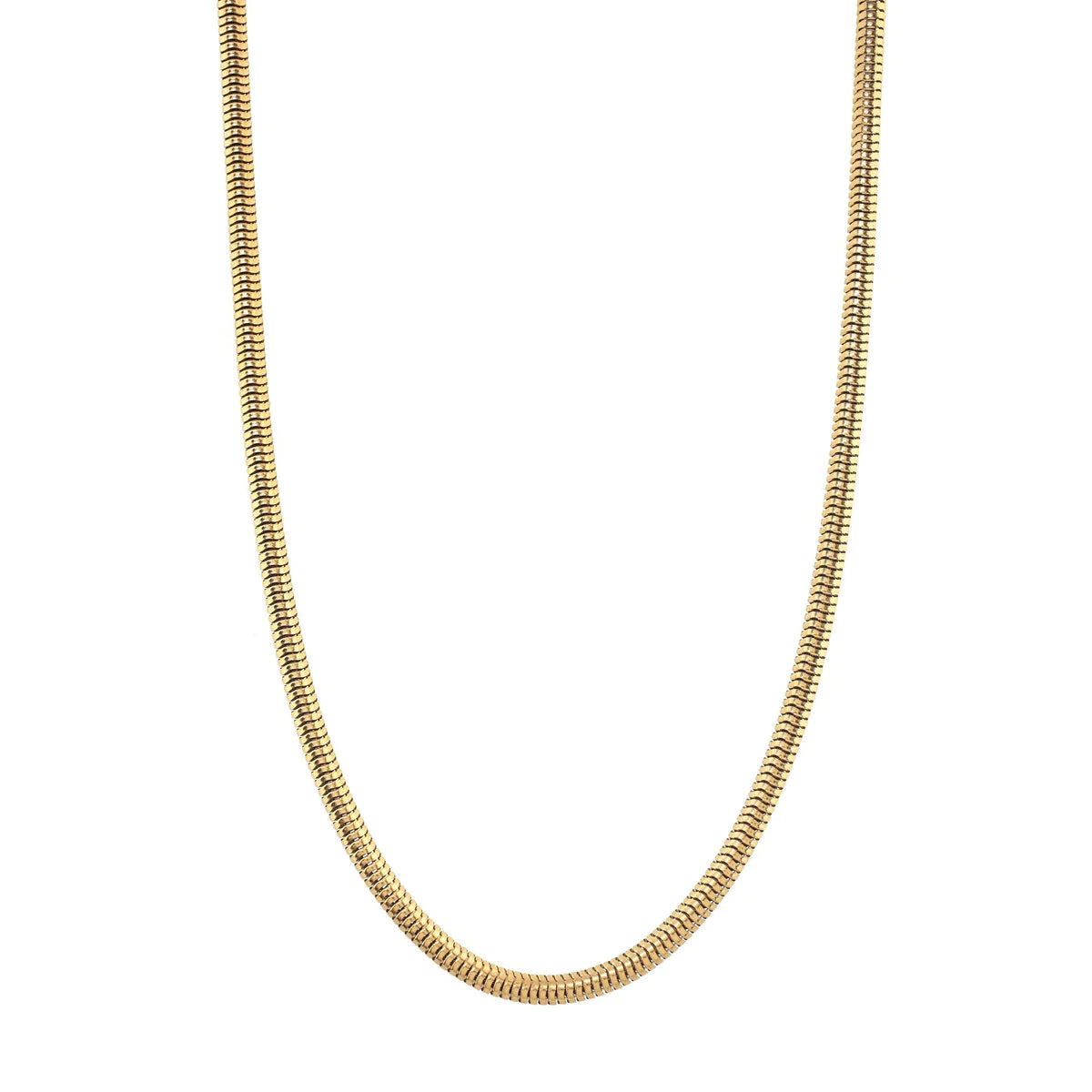 'VIBI' ROUND SNAKE NECKLACE